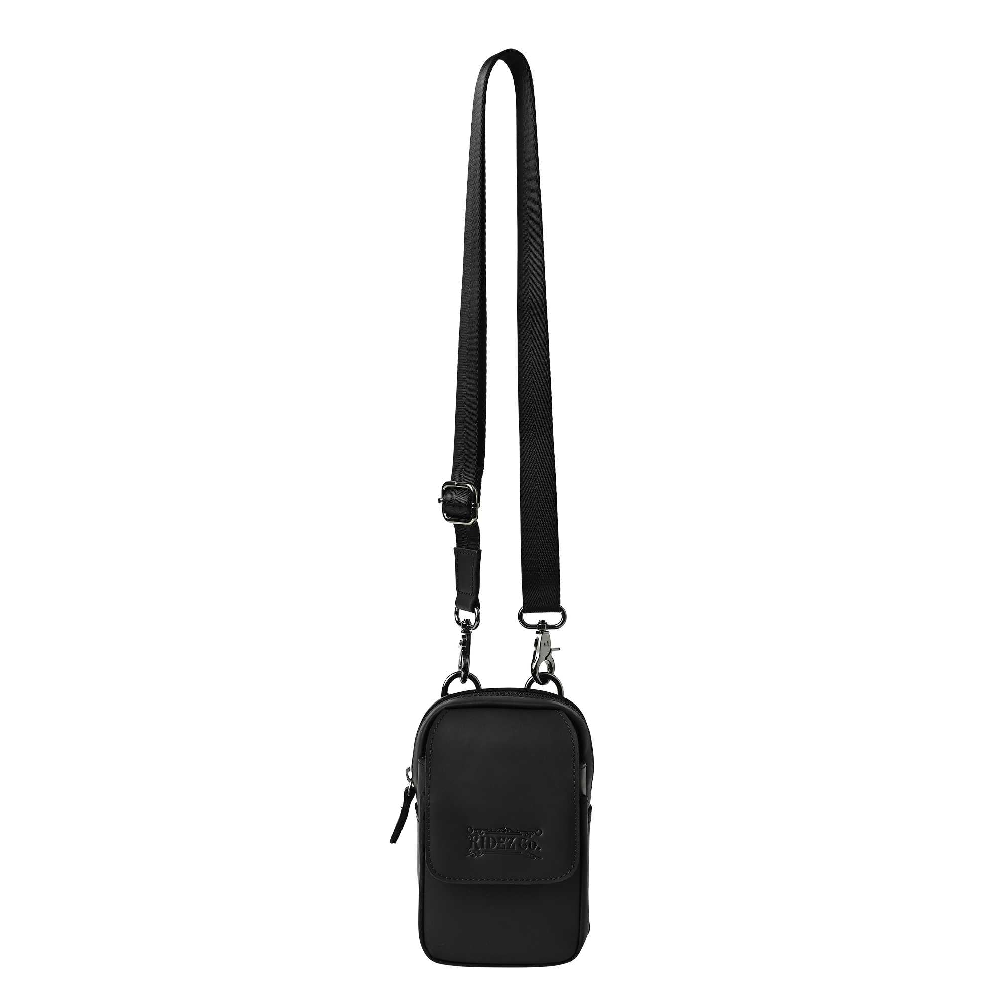 RIDEZ LEATHER MINI BAG バイク用 ショルダーバッグ RBP03