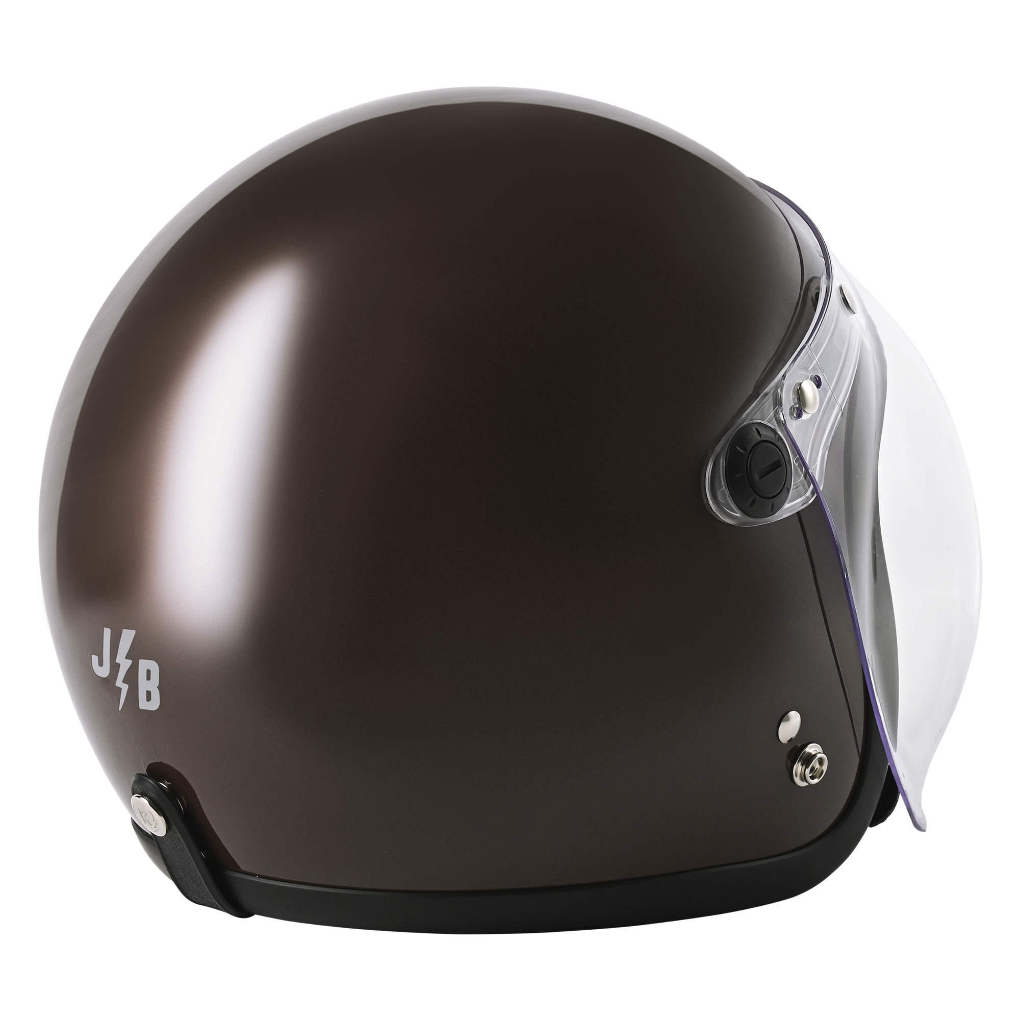RIDEZ JB バイク用ジェットヘルメット DARKMOCHA