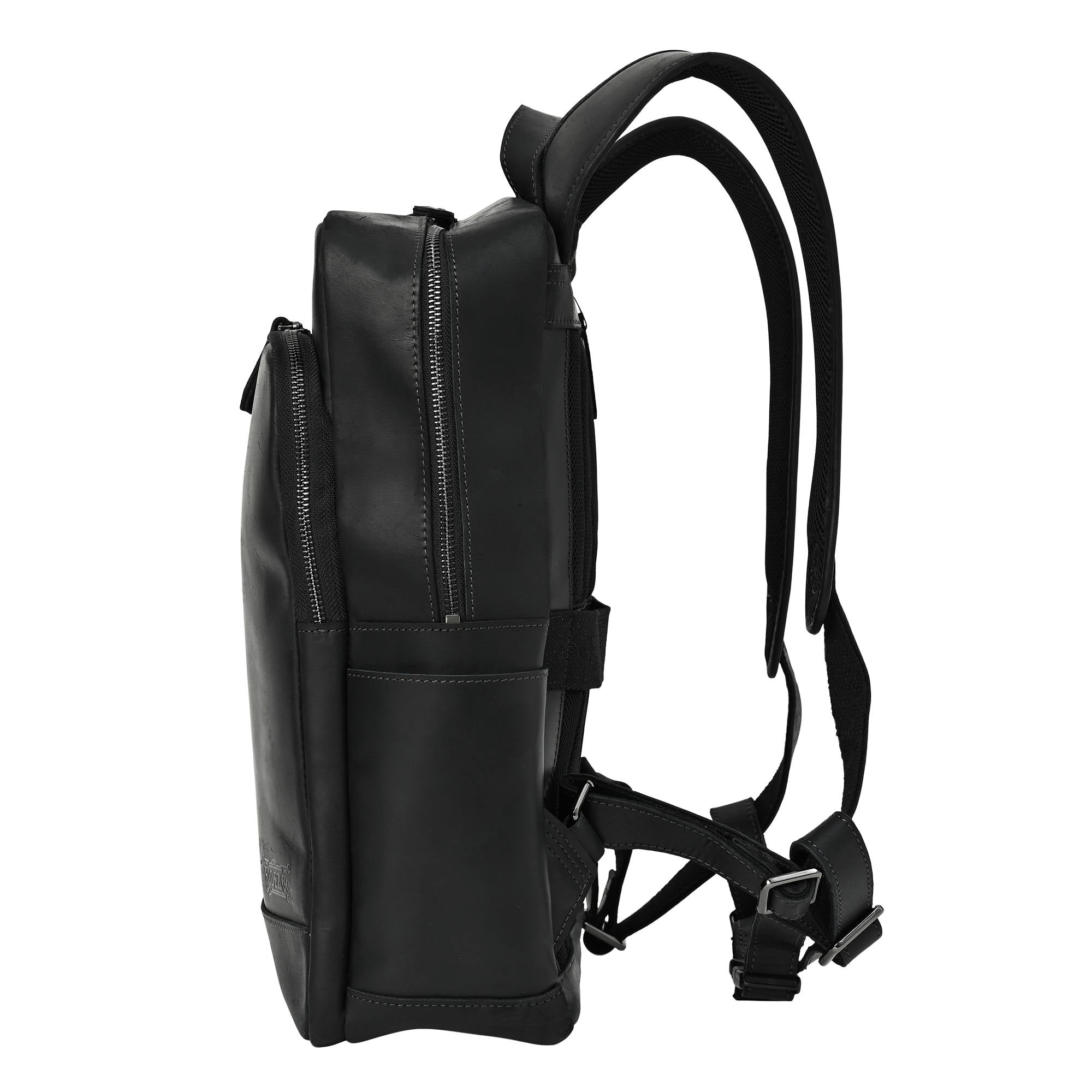 RIDEZ LEATHER BACKPACK バイク用 レザー バックパック BLACK RBP01