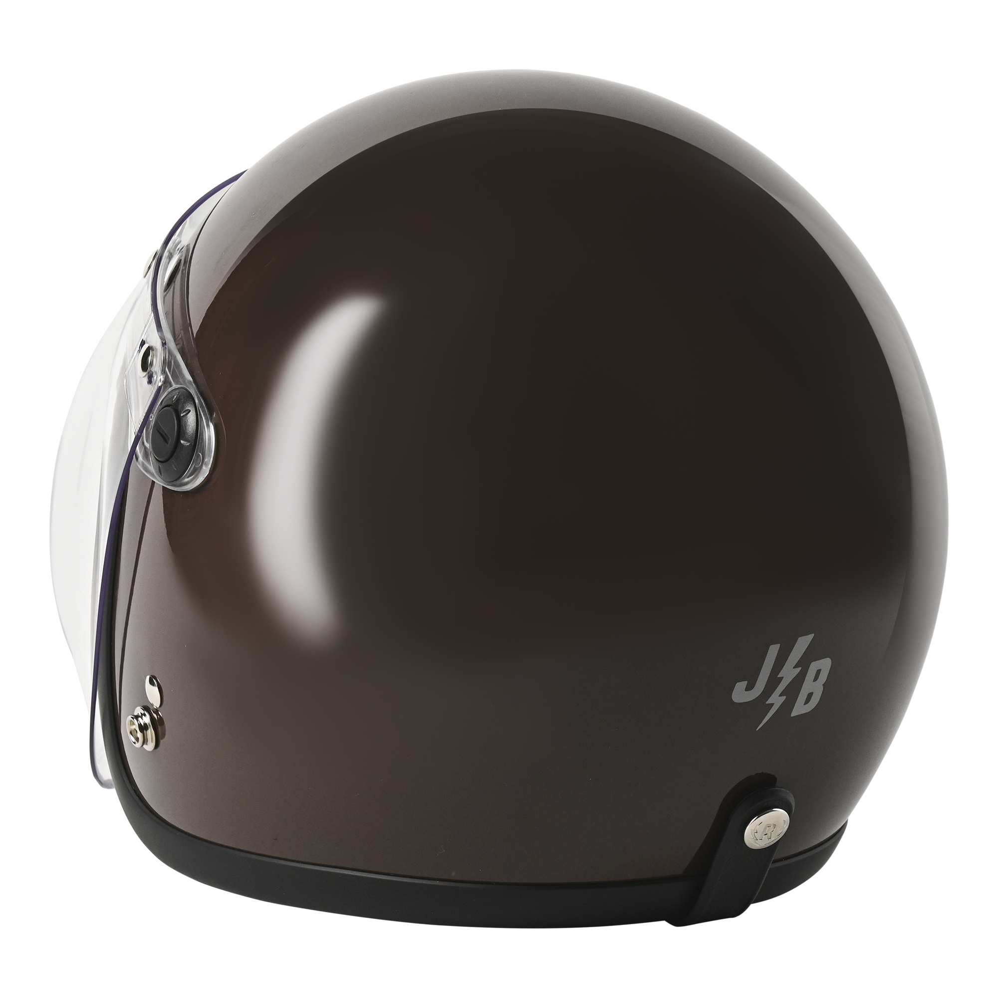 RIDEZ JB バイク用ジェットヘルメット DARKMOCHA