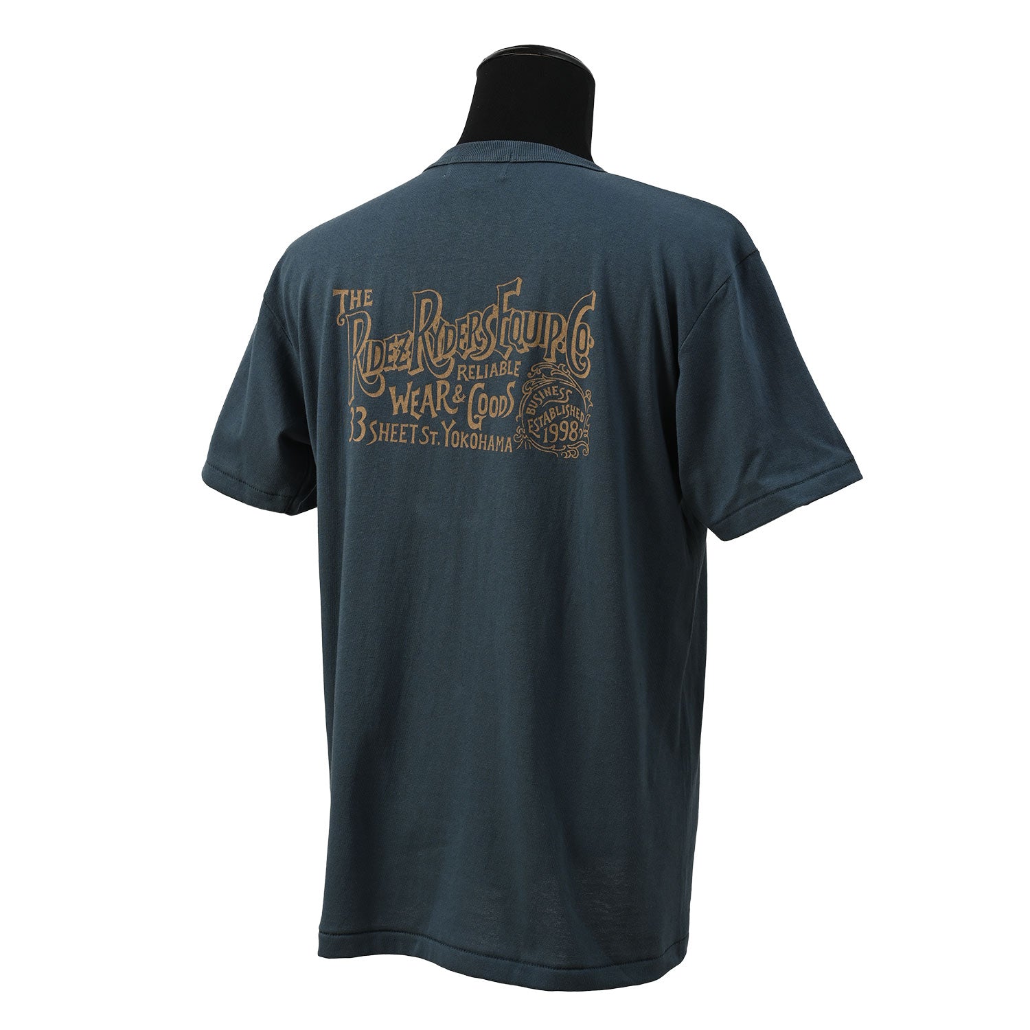 RIDEZ REC 6.2oz ヘンリーネック Tシャツ RD7032