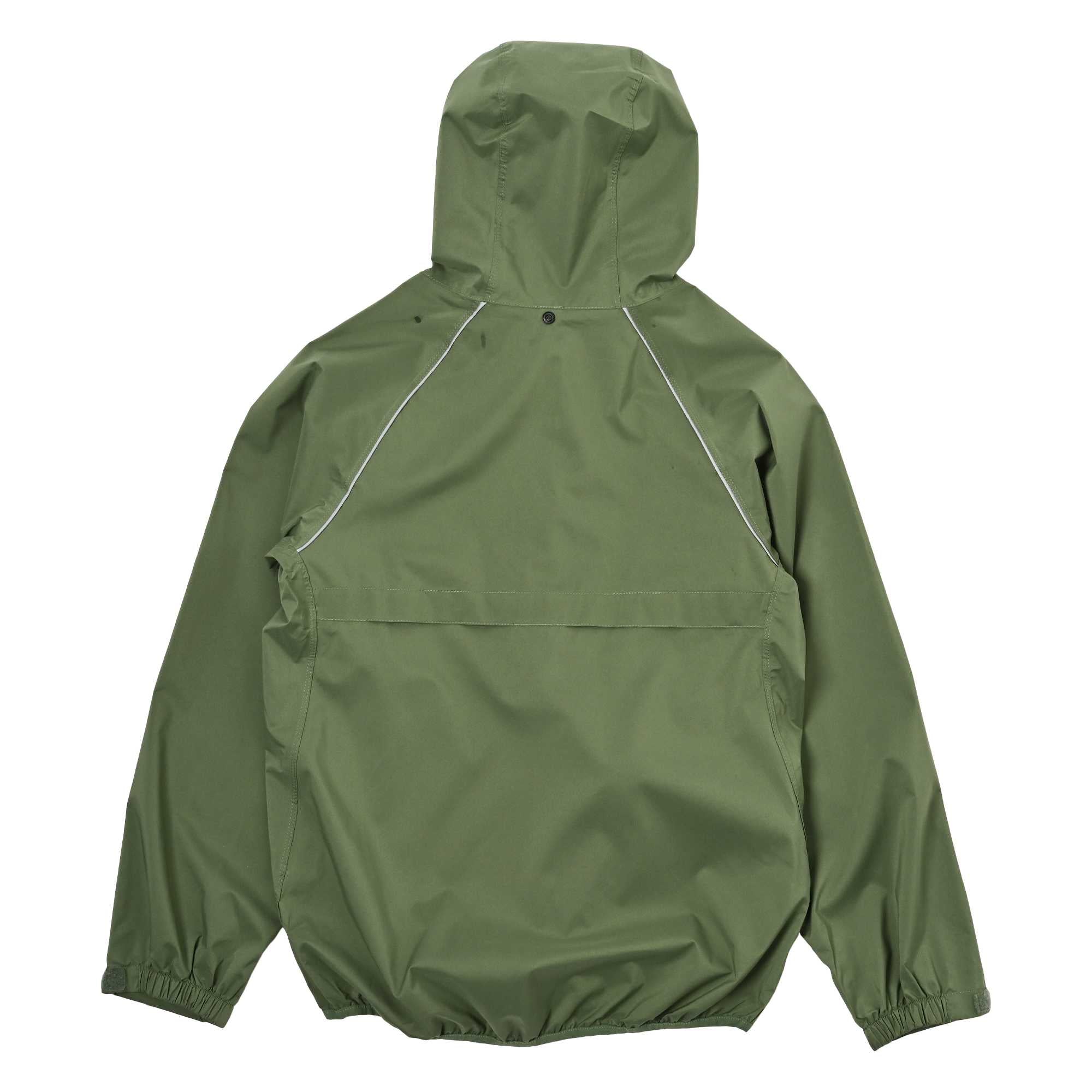 RIDEZ バイク用レインウェア MOTTO MICRO RAIN JACKET MOSS GREEN MCR06