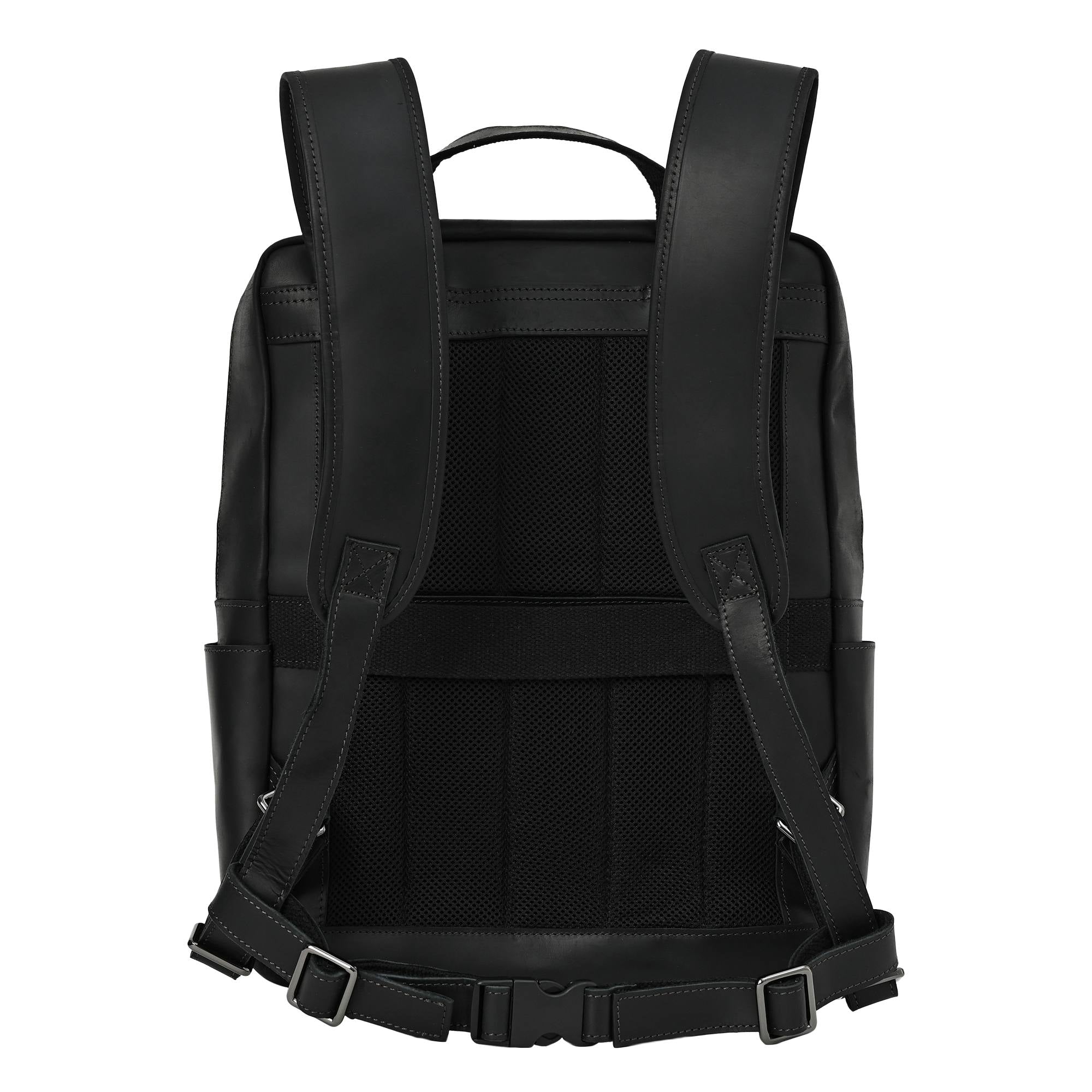 RIDEZ LEATHER BACKPACK Motorcycle Leather Backpack BLACK RBP01