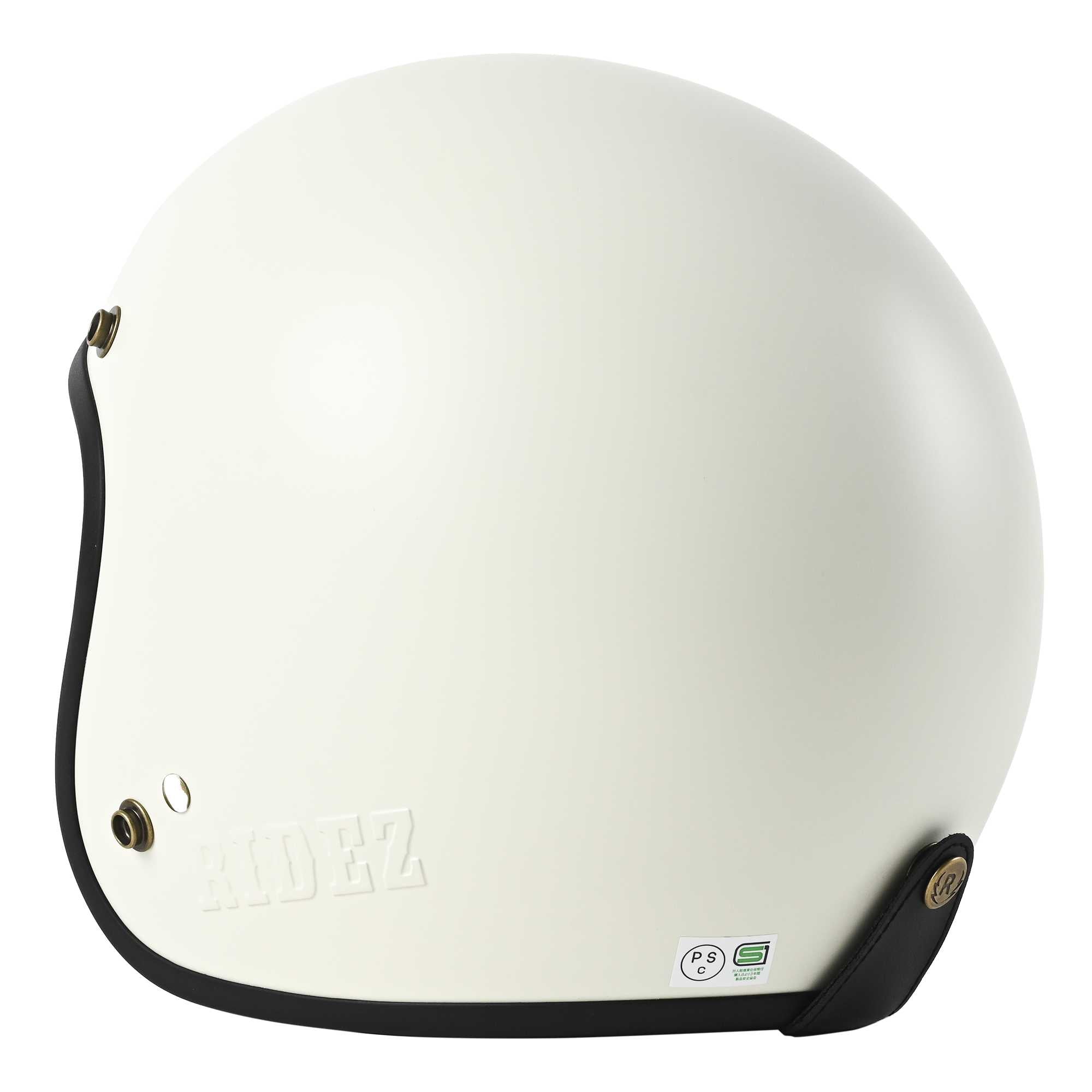 RIDEZ TQ OFF WHITE 3サイズ ジェット ヘルメット TQ-OW