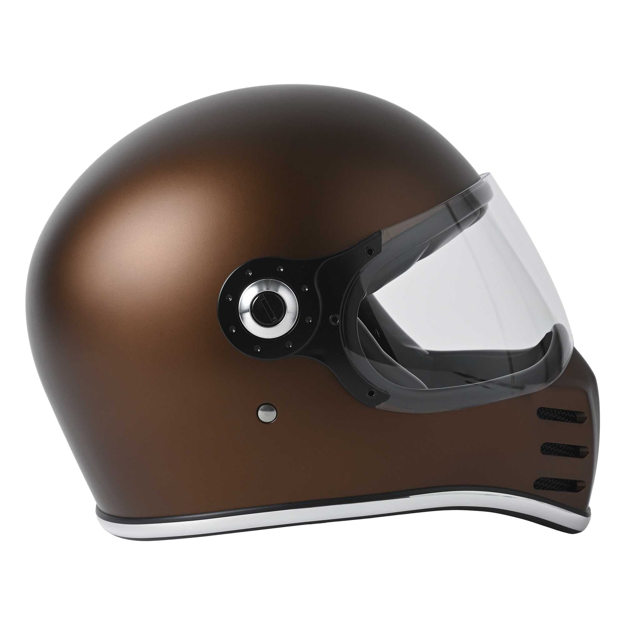 RIDEZ X HELMET Limited Quantity Model MATT BROWN Full Face Motorcycle Helmet