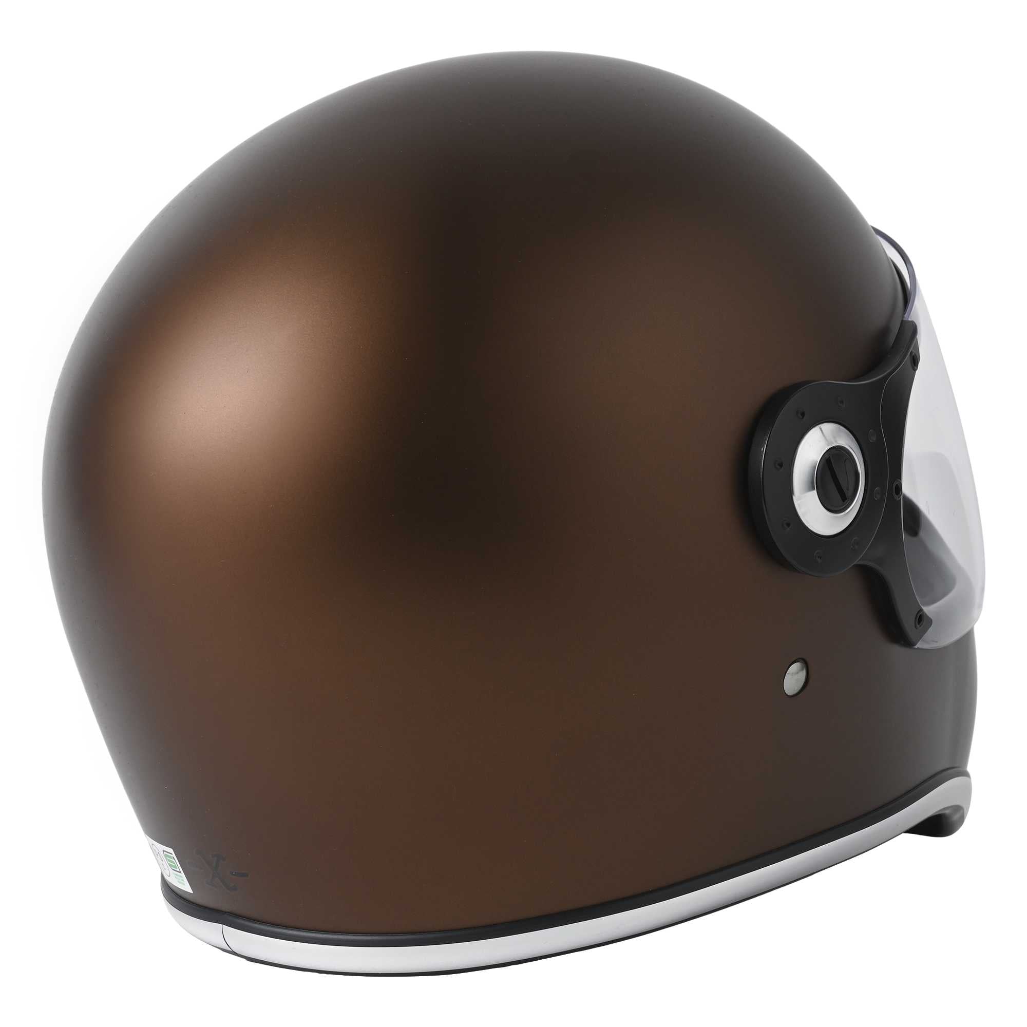RIDEZ X HELMET Limited Quantity Model MATT BROWN Full Face Motorcycle Helmet