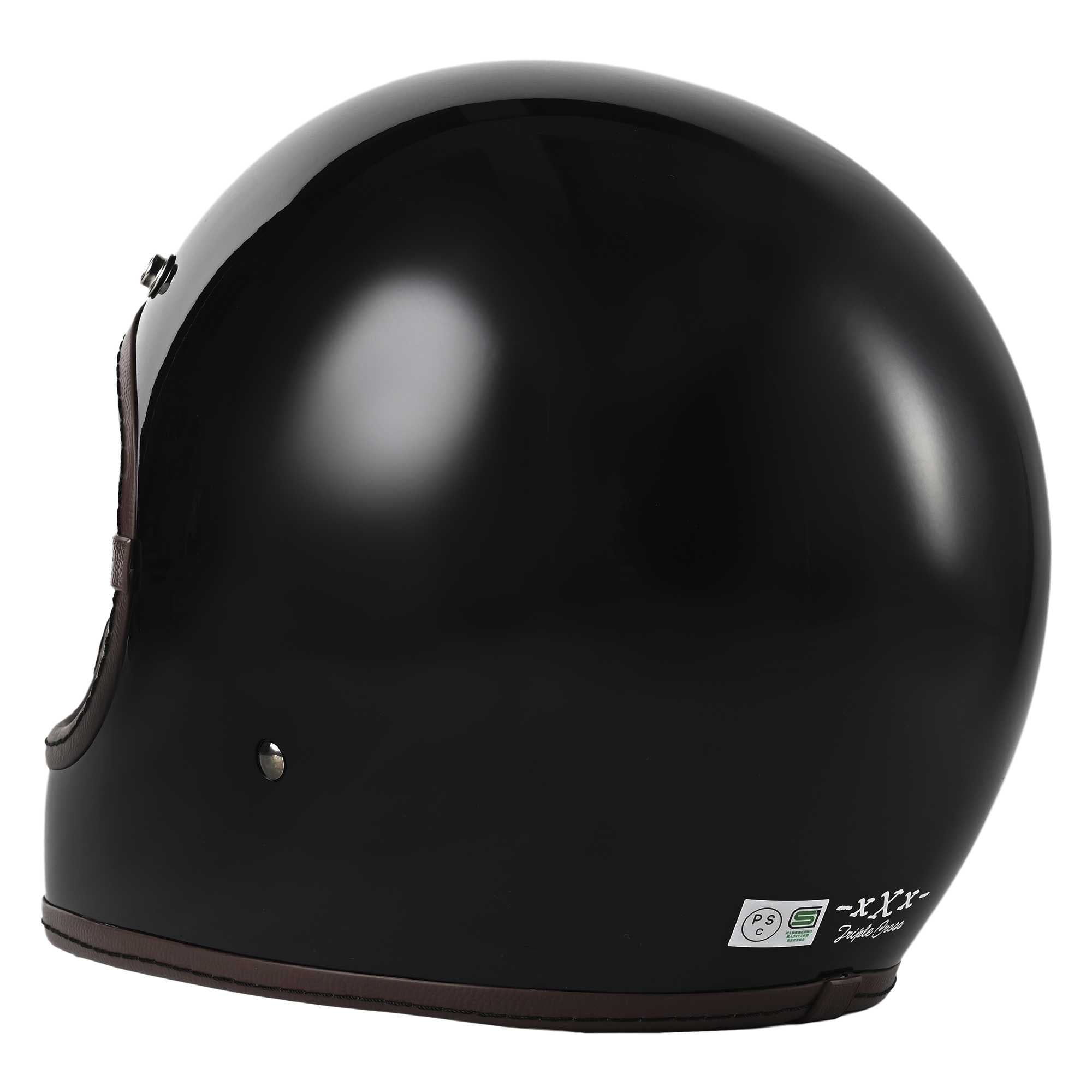 RIDEZ TRIPLE CROSS バイク用フルフェイスヘルメット BLACK