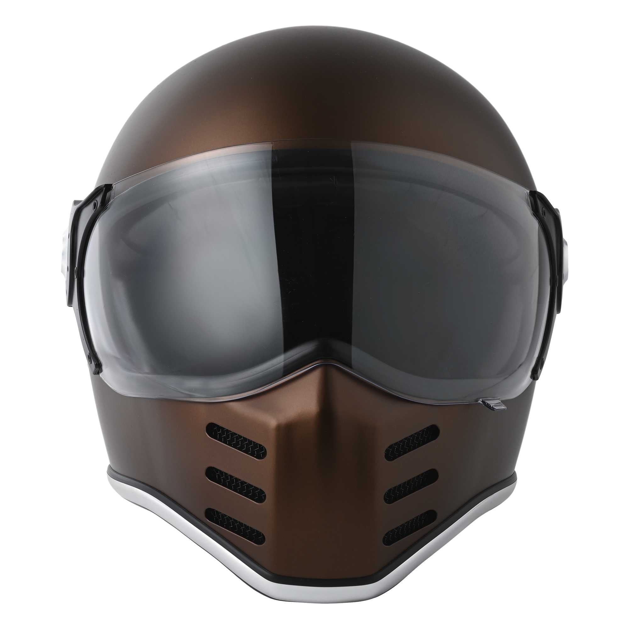 RIDEZ X HELMET Limited Quantity Model MATT BROWN Full Face Motorcycle Helmet