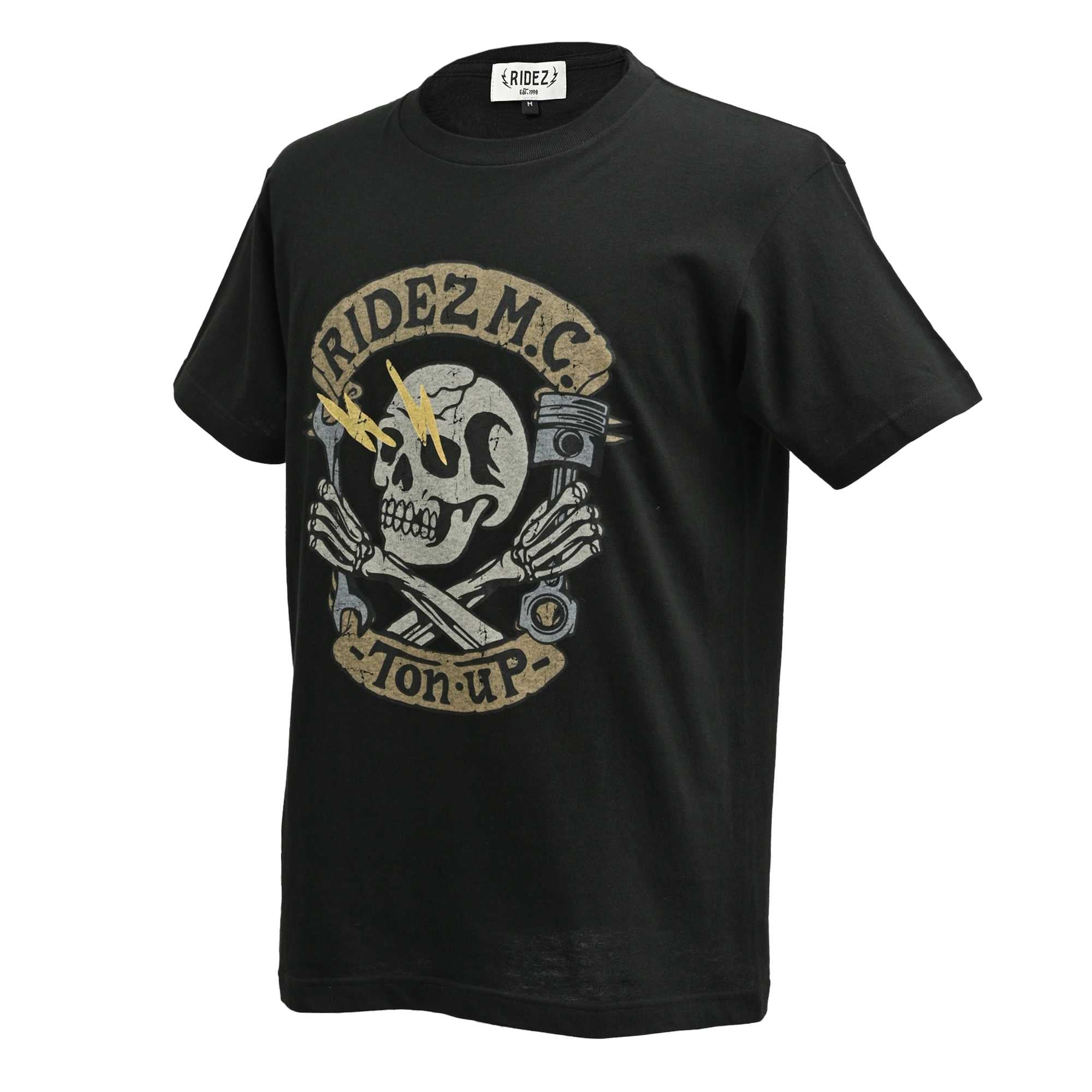 RIDEZ TON UP TEE ライズ オリジナル バイクTシャツ RD8008