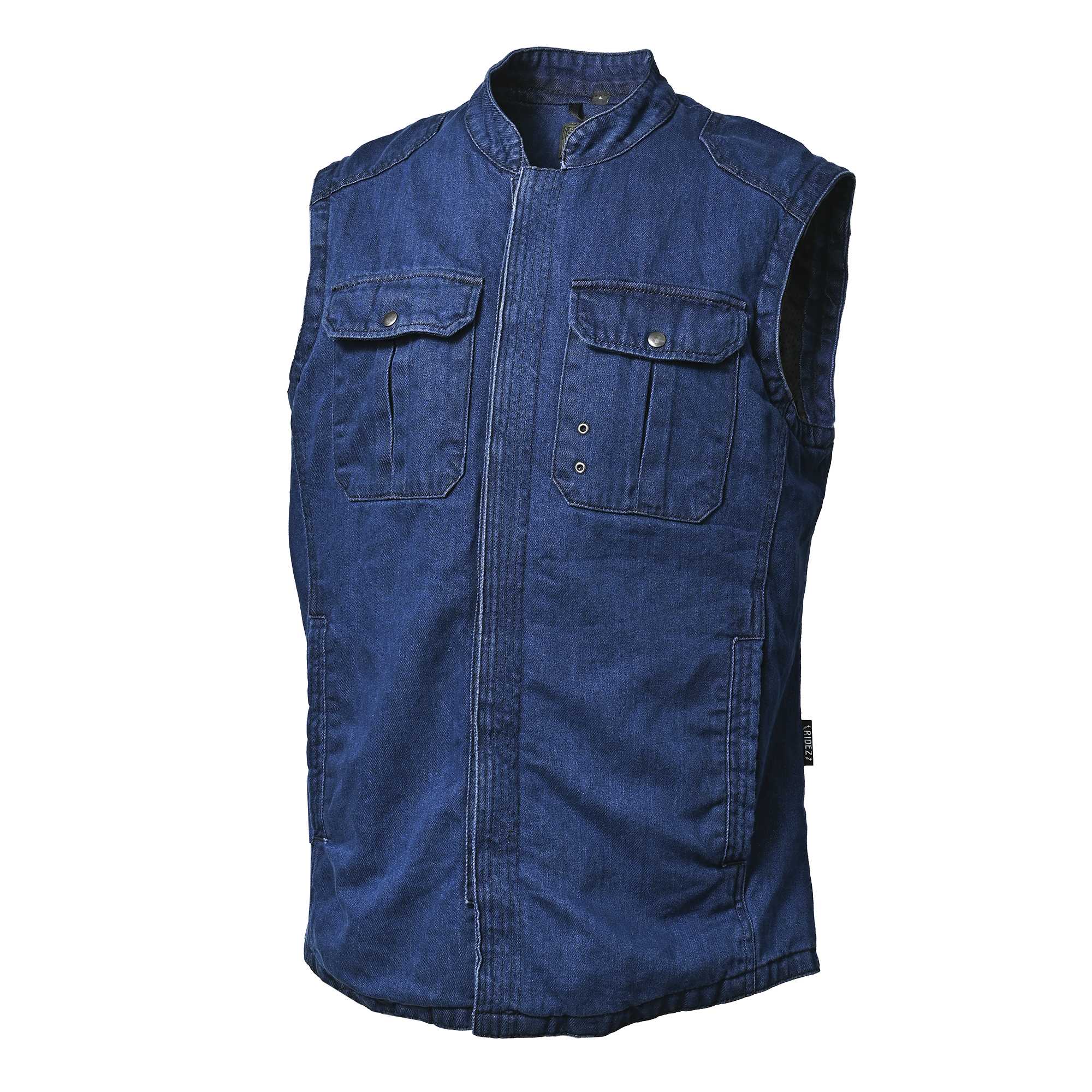 RIDEZ MOTO CLUB VEST Protector Vest Indigo MV02