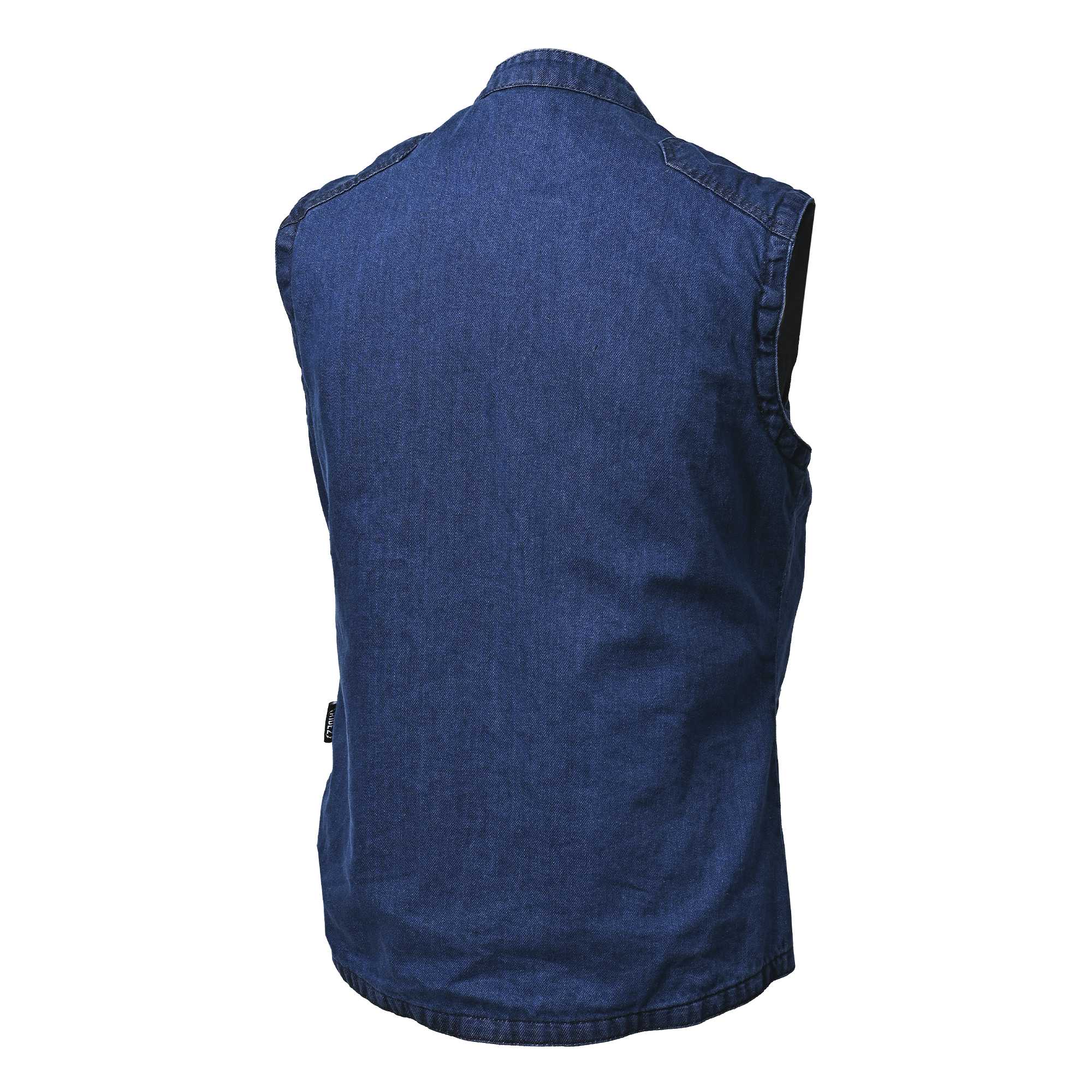 RIDEZ MOTO CLUB VEST Protector Vest Indigo MV02
