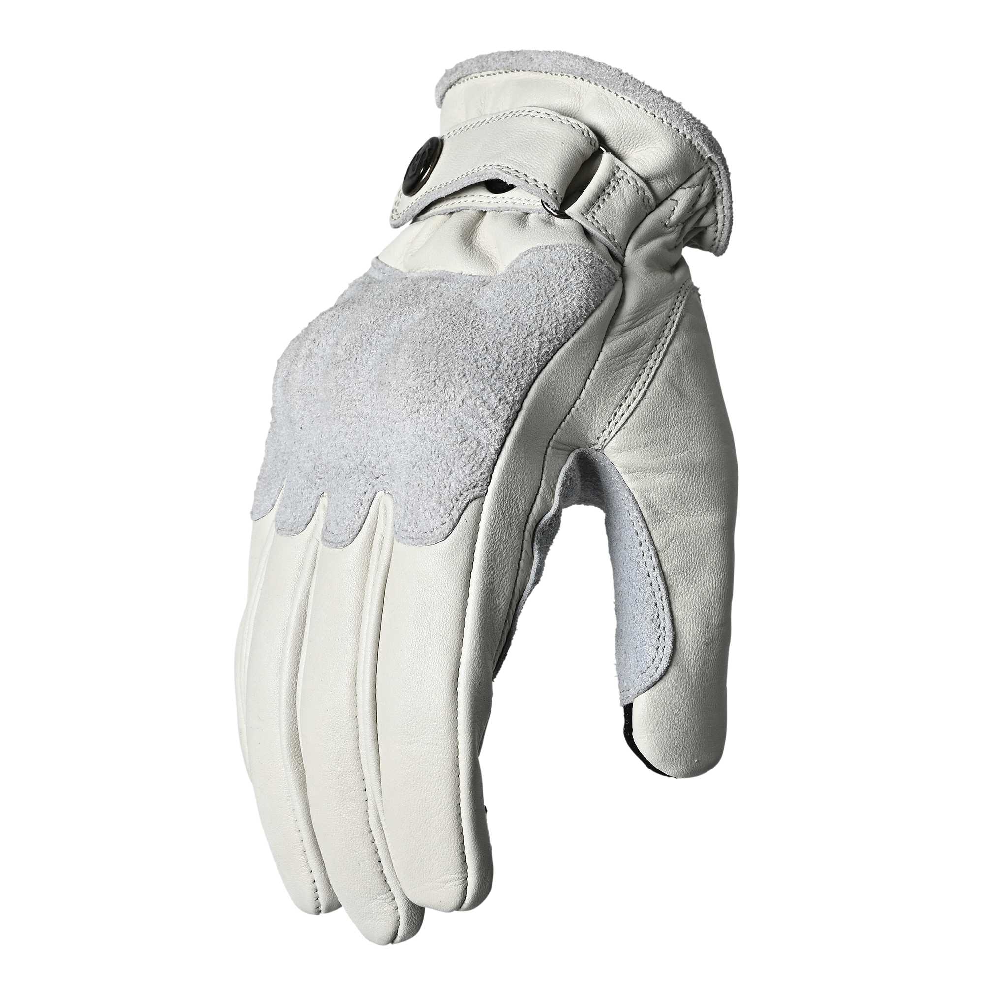 RIDEZ MOTO GLOVES REBEL バイク用 レザーグローブ OFF WHITE RLG2202