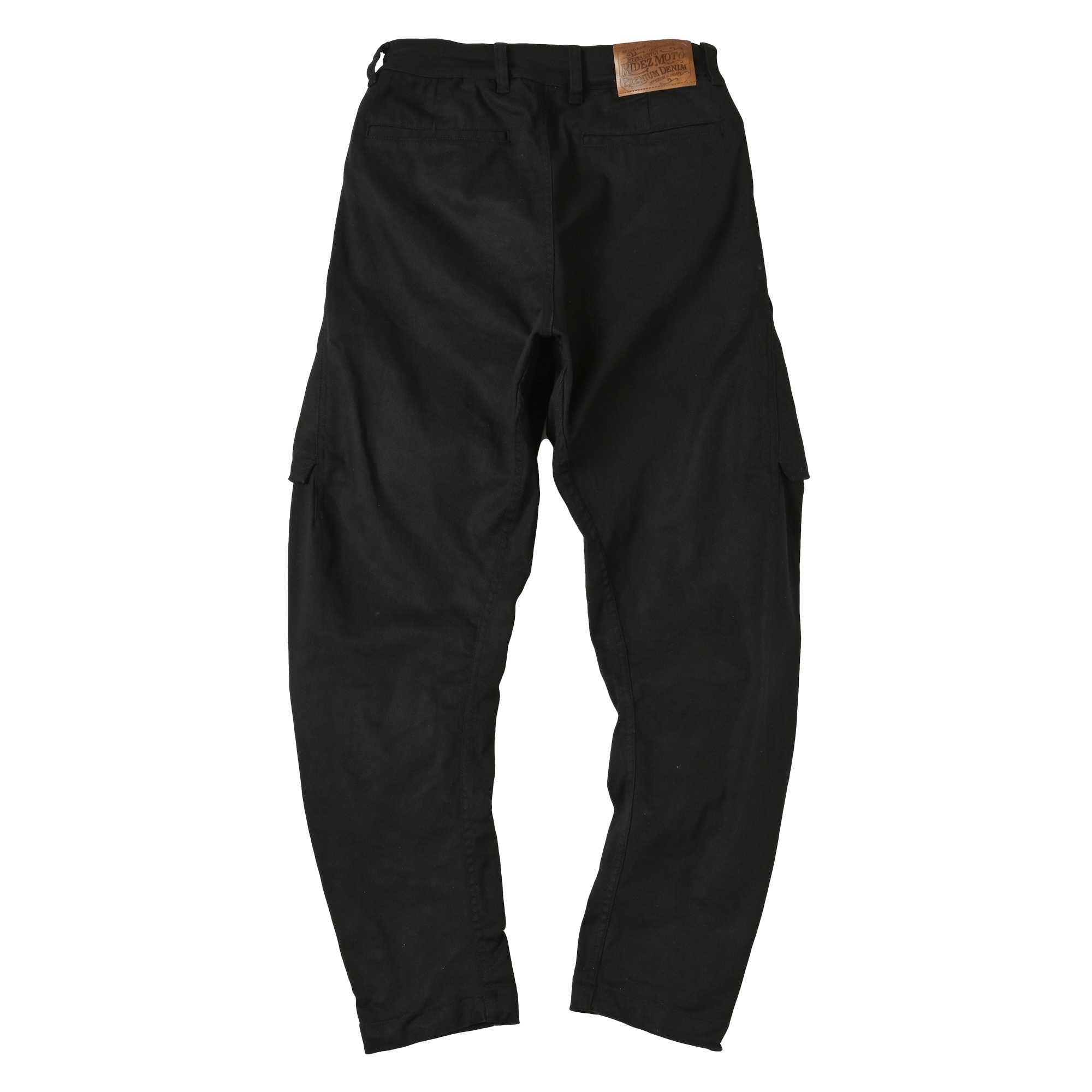 RIDEZ STRETCH CARGO PANTS バイク ストレッチ カーゴパンツ RDB2085 BLACK