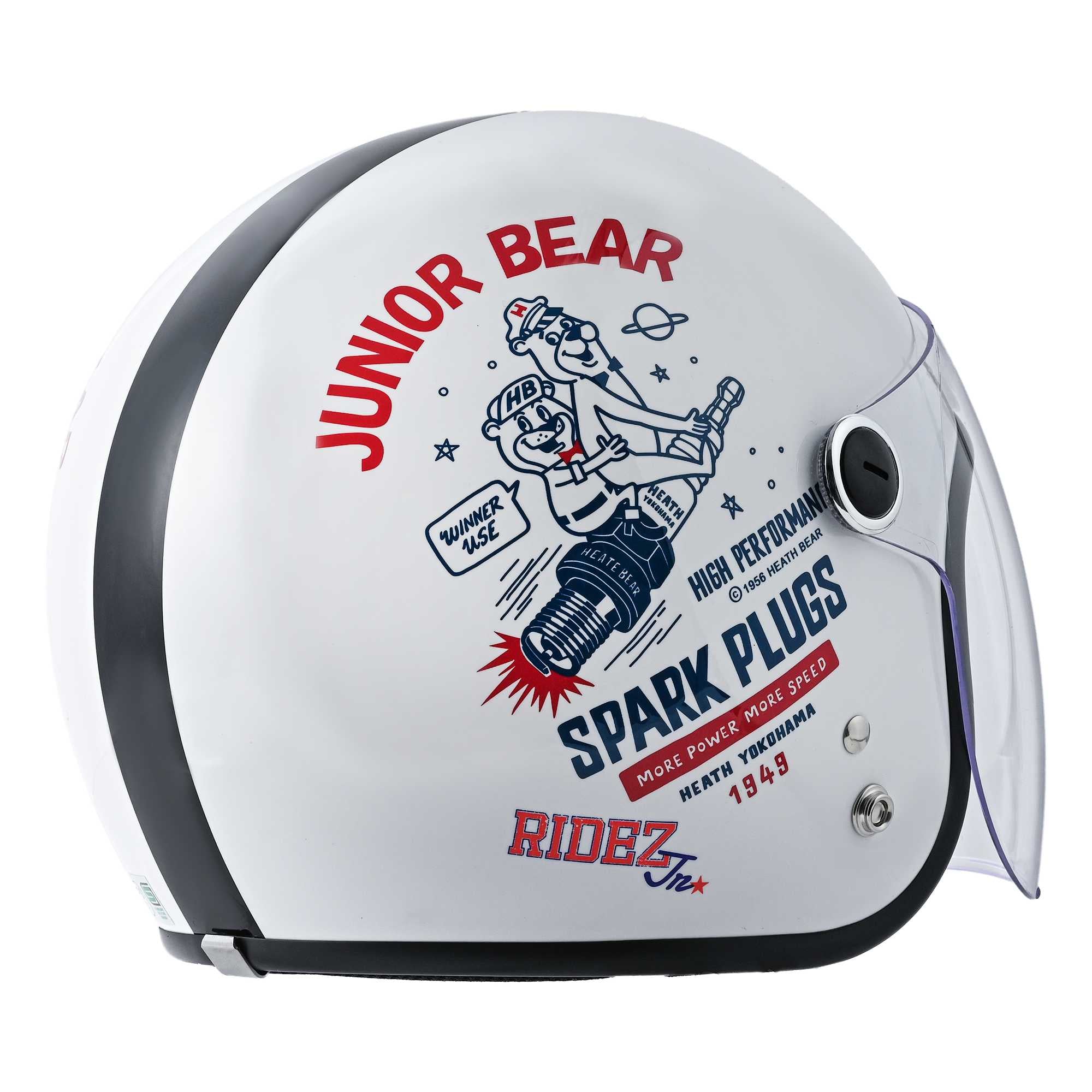 RIDEZ Jr SPARK PLUGS 子ども用バイクヘルメット