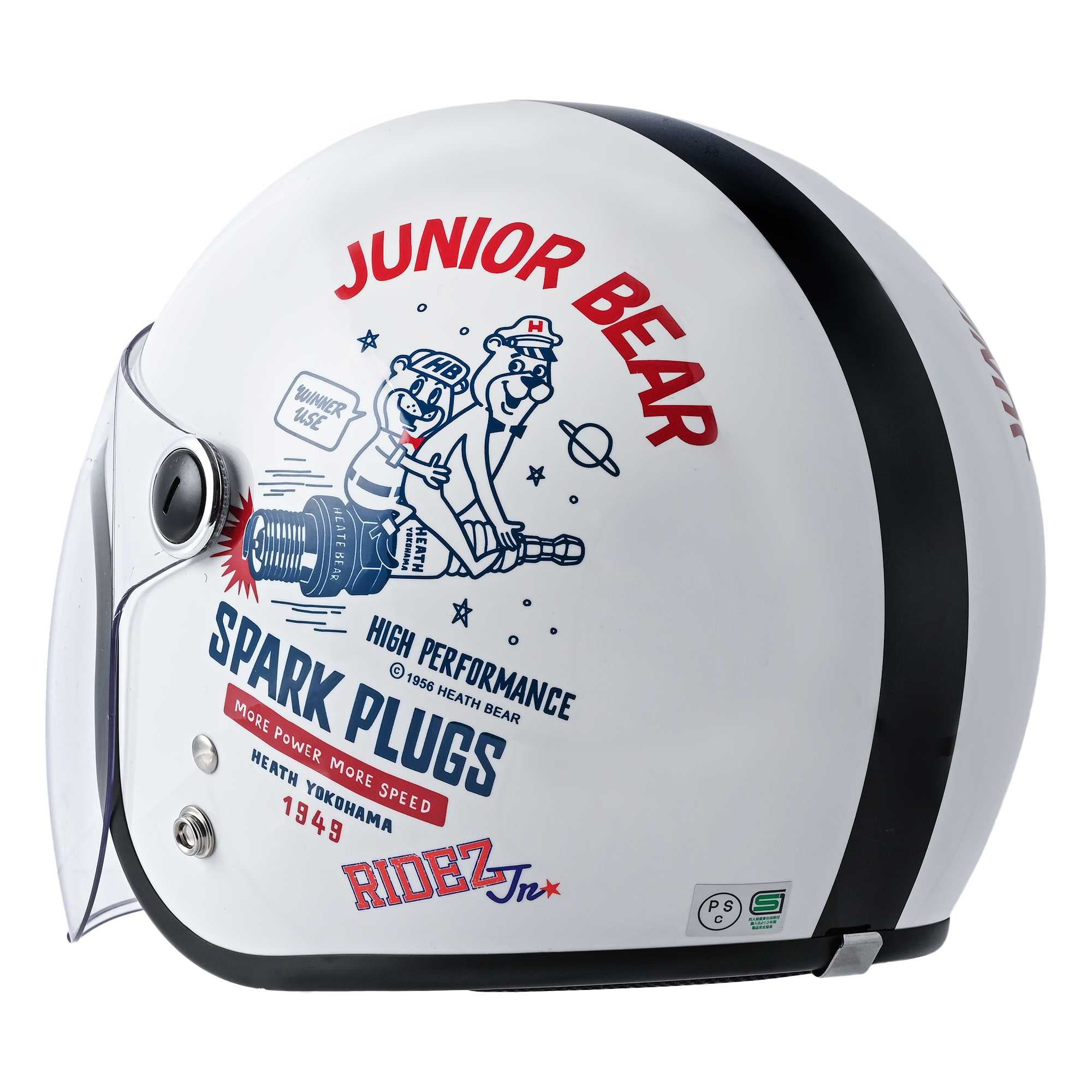 RIDEZ Jr SPARK PLUGS 子ども用バイクヘルメット