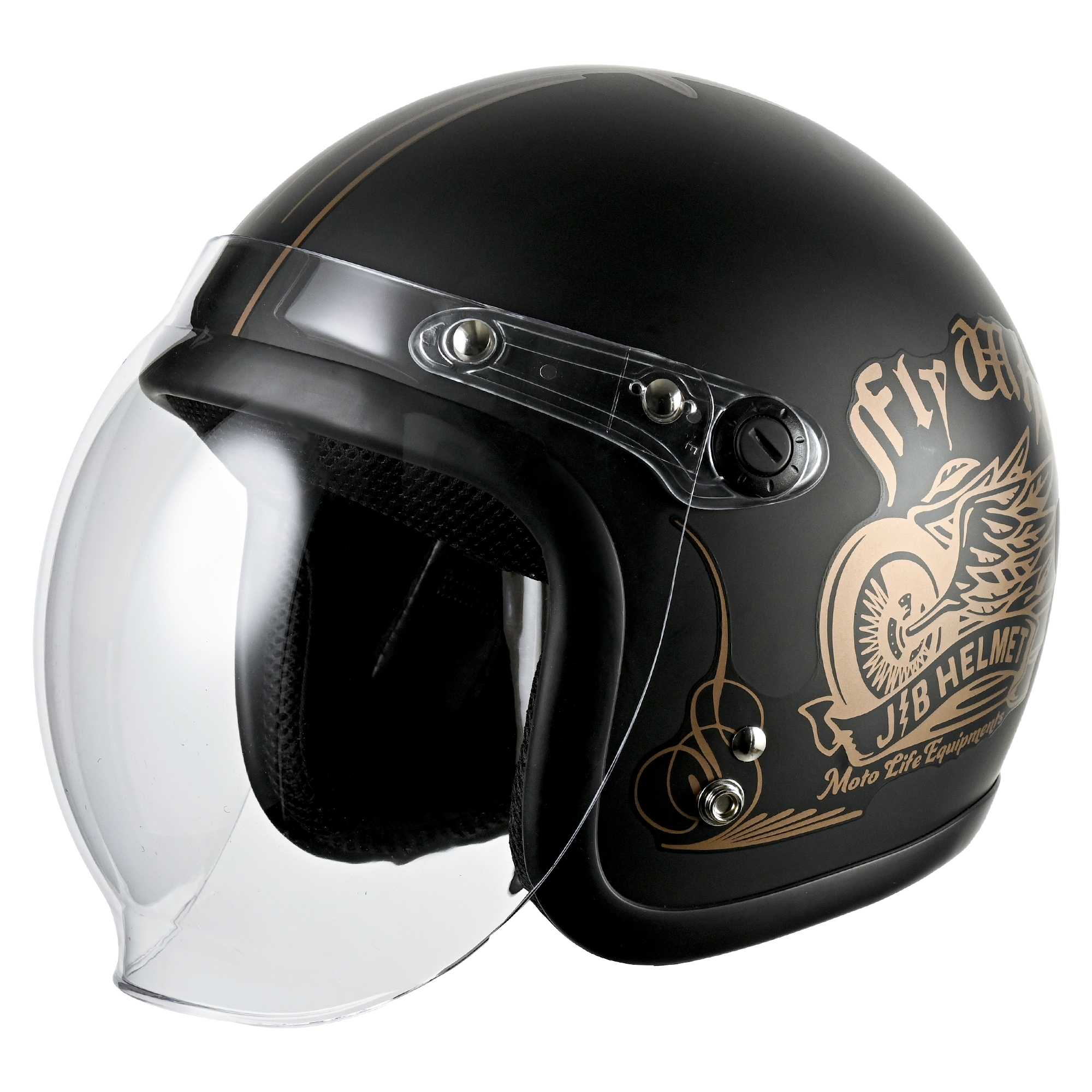 RIDEZ JB バイク用ジェットヘルメット FLYWHEEL