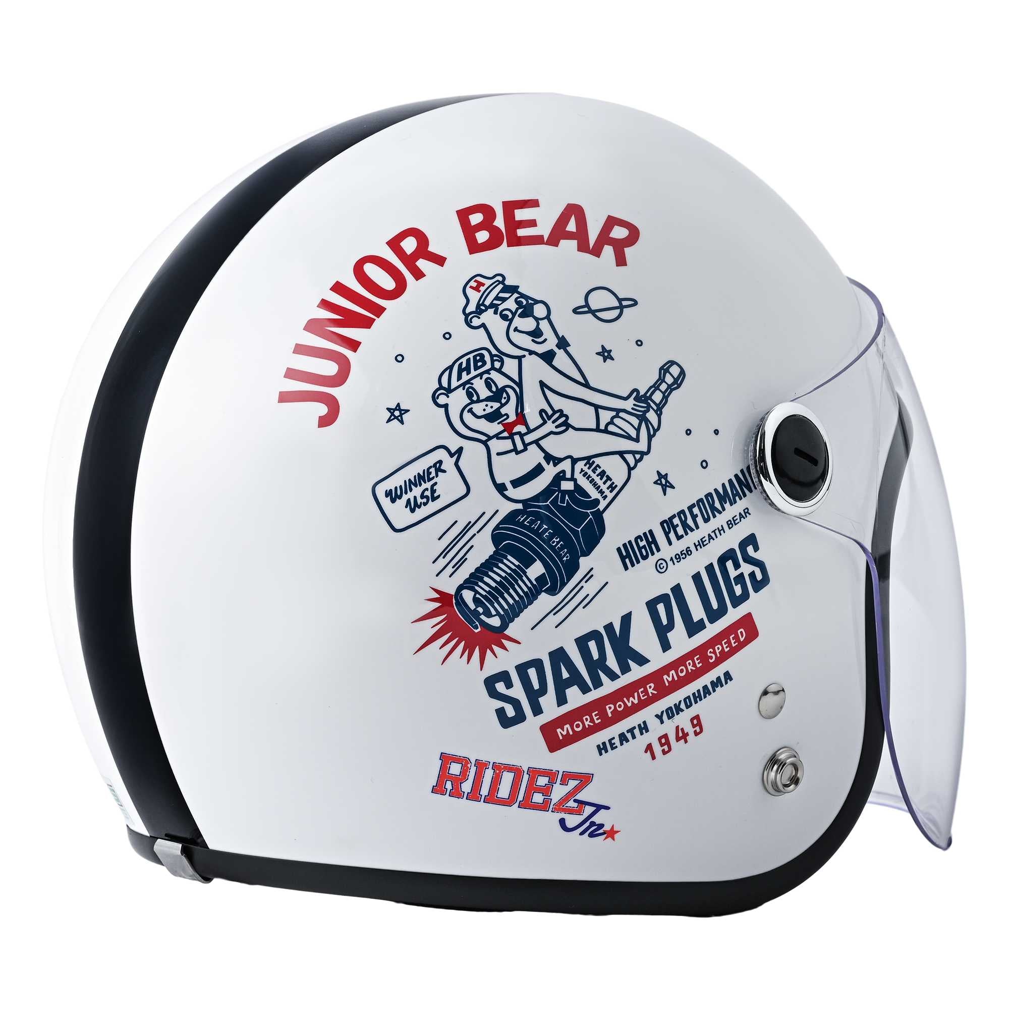 RIDEZ Jr SPARK PLUGS 子ども用バイクヘルメット
