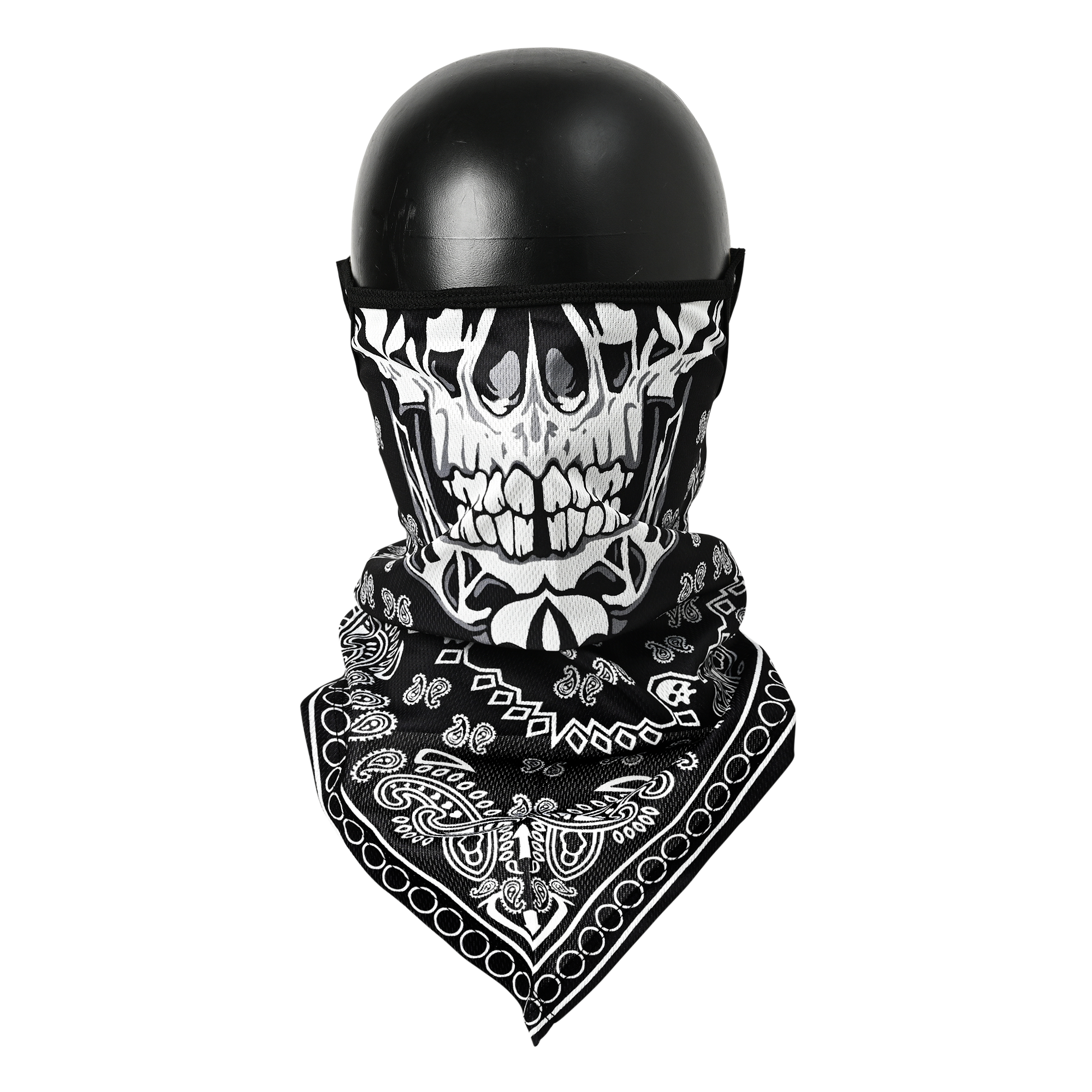 RIDEZ Bandana EarsLoops TBE1113 SKULL&PAISELY