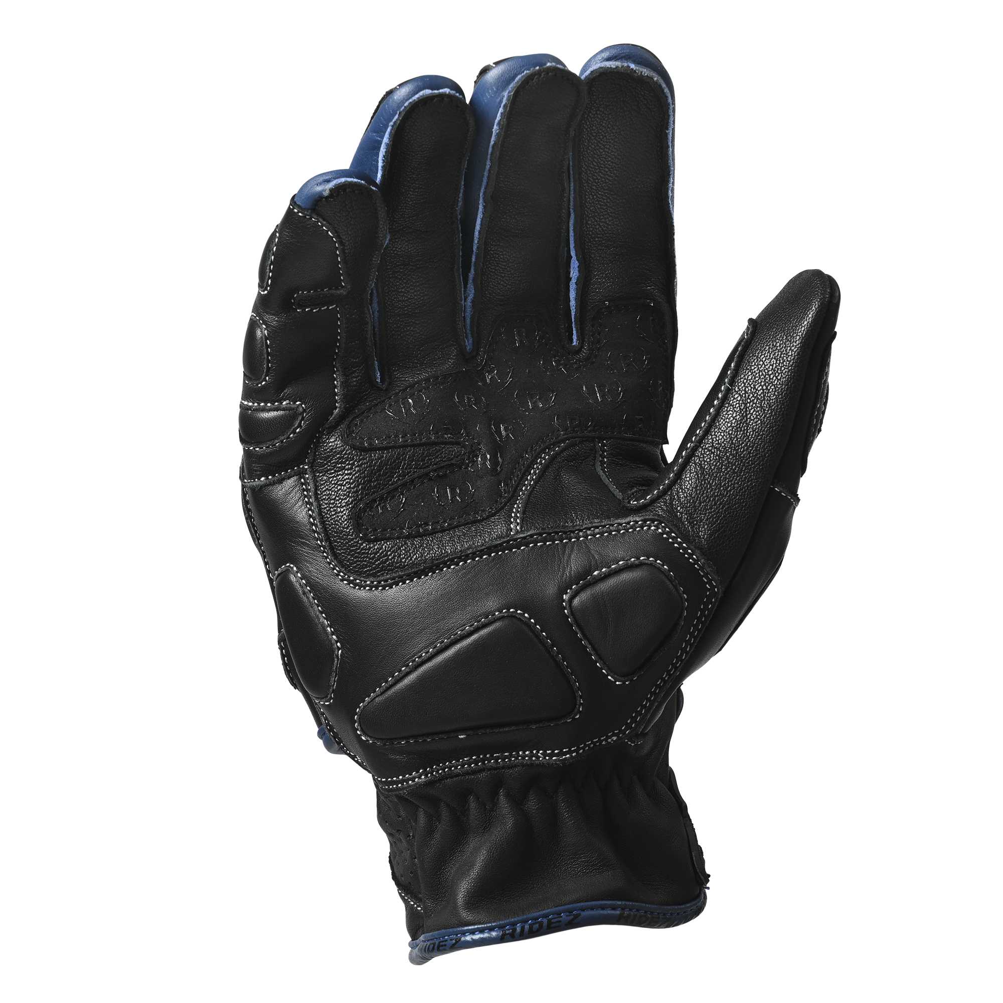 RIDEZ 自行车手套 OCTANE 钢手套 蓝色 RLG11