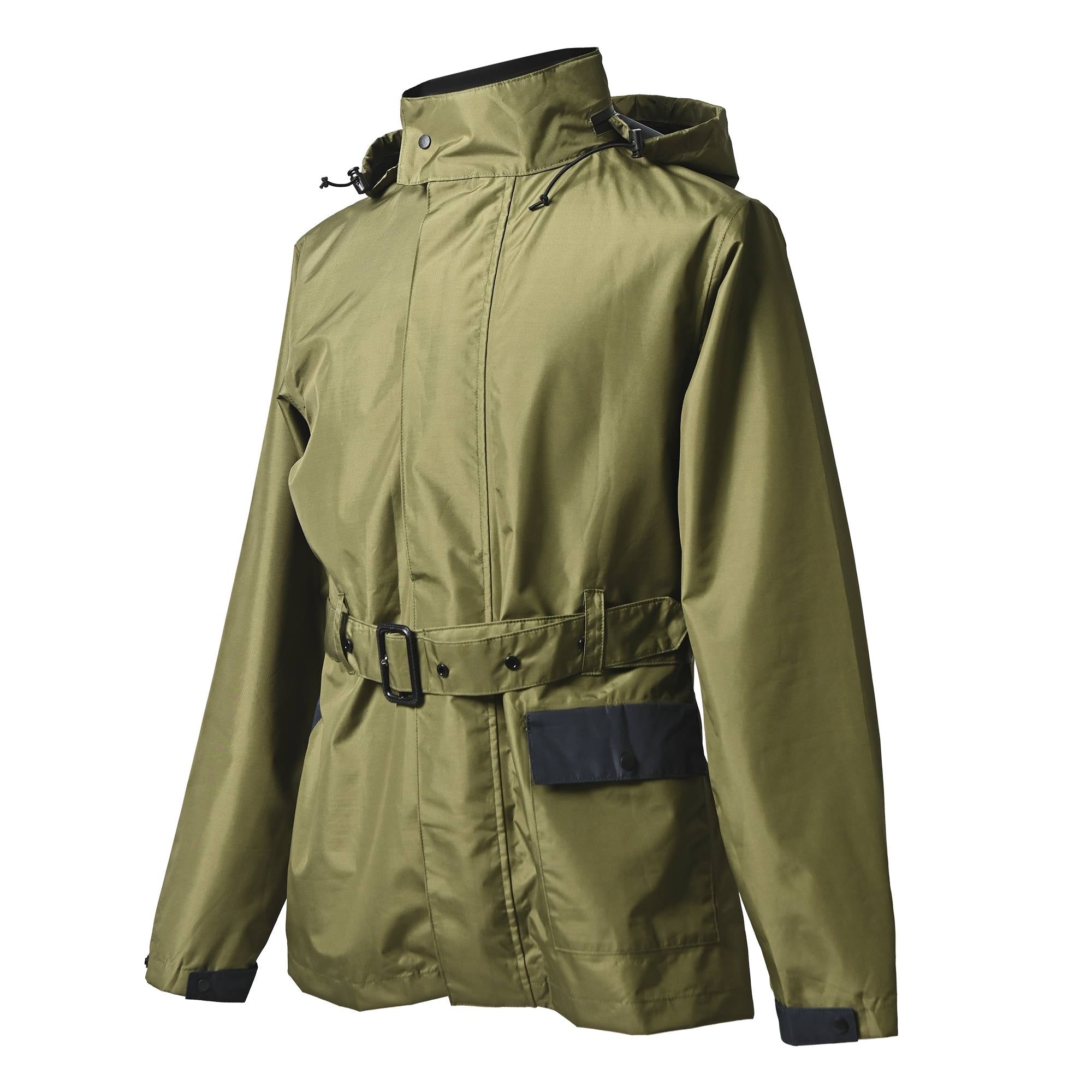 RIDEZ MICRO RAIN COAT Motorcycle Raincoat OLIVE MCR05