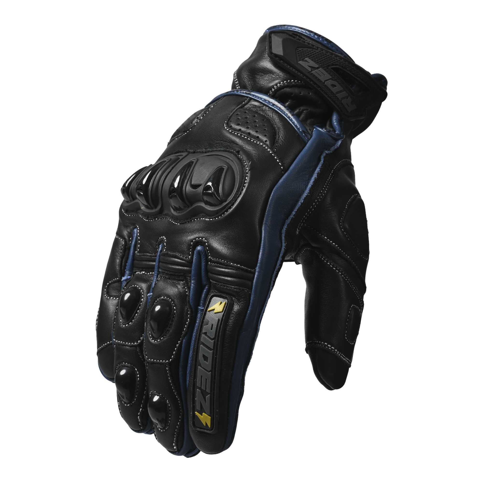 RIDEZ 自行车手套 OCTANE 钢手套 蓝色 RLG11