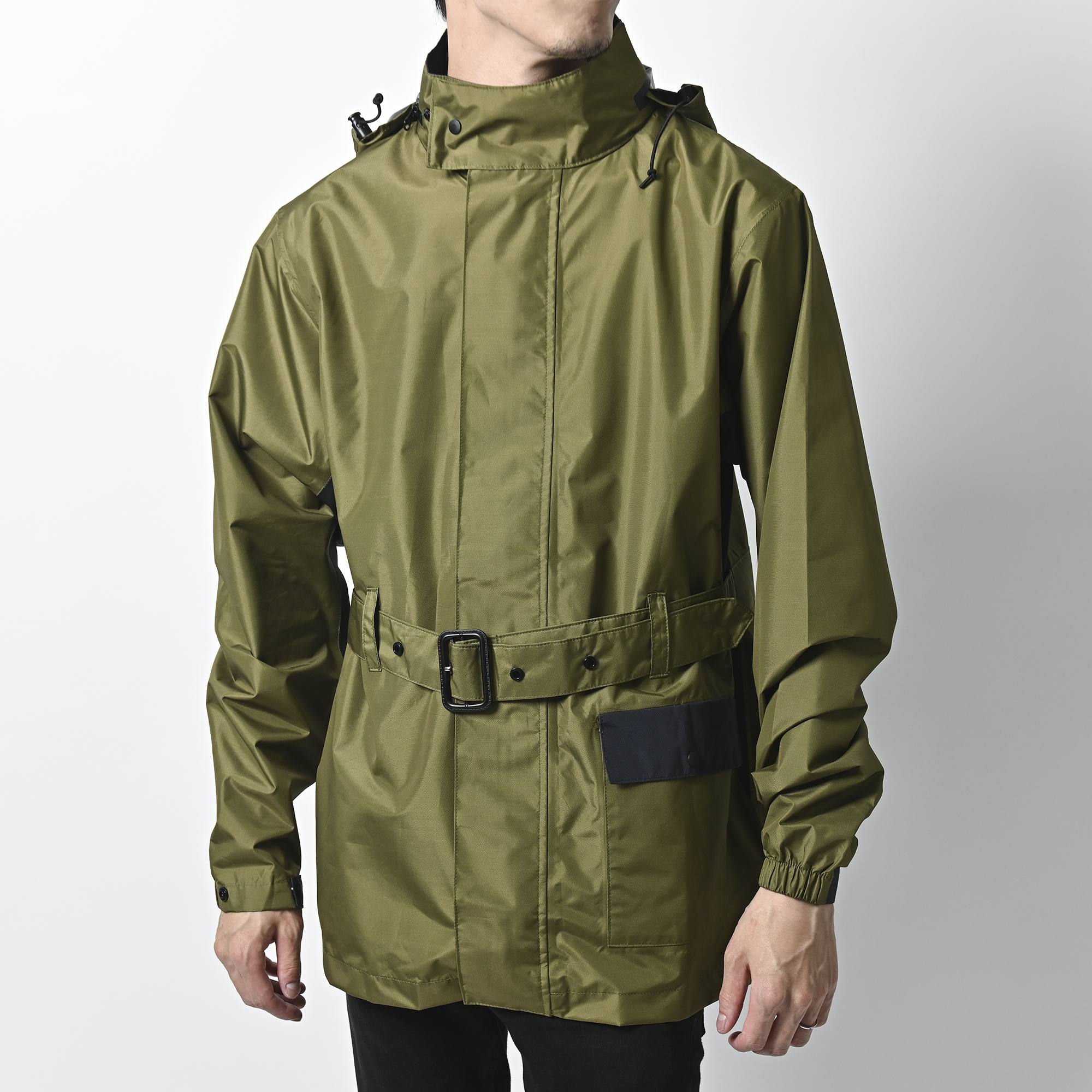 RIDEZ MICRO RAIN COAT Motorcycle Raincoat OLIVE MCR05
