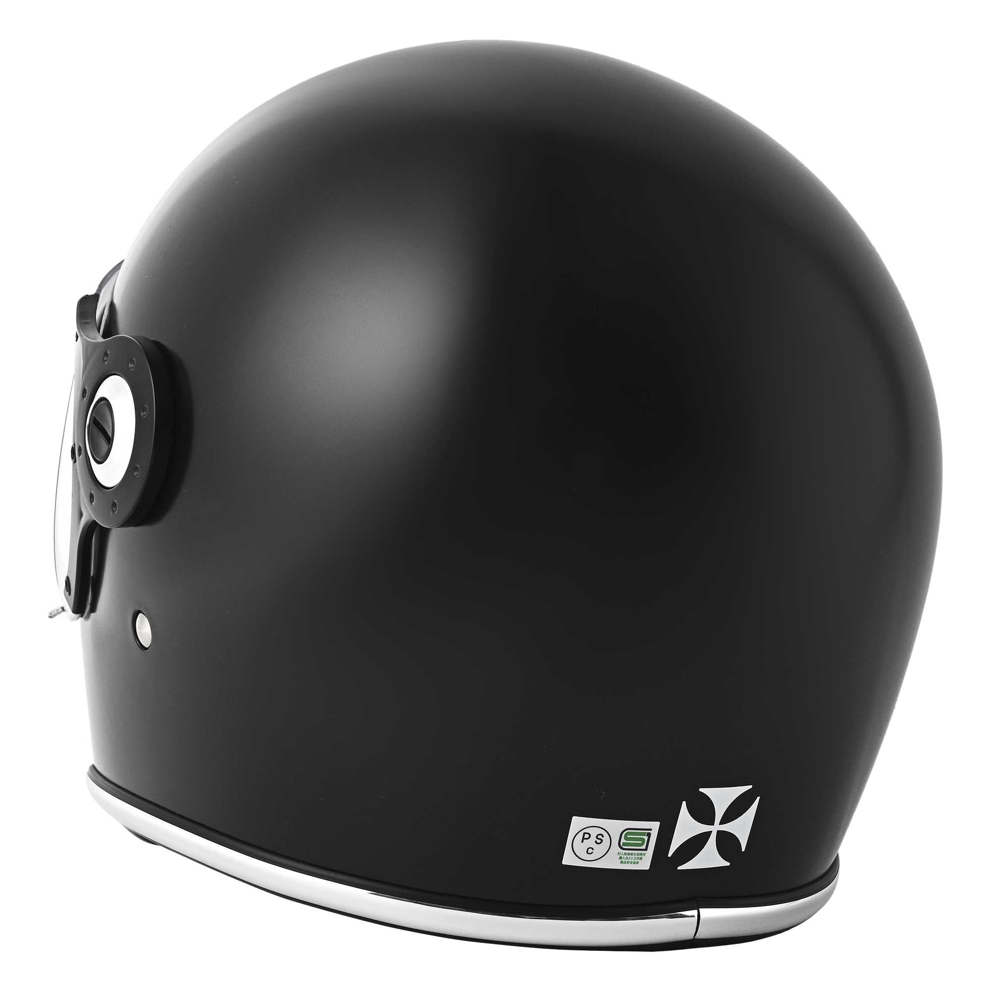 RIDEZ X HELMET BLACK バイク用フルフェイスヘルメット