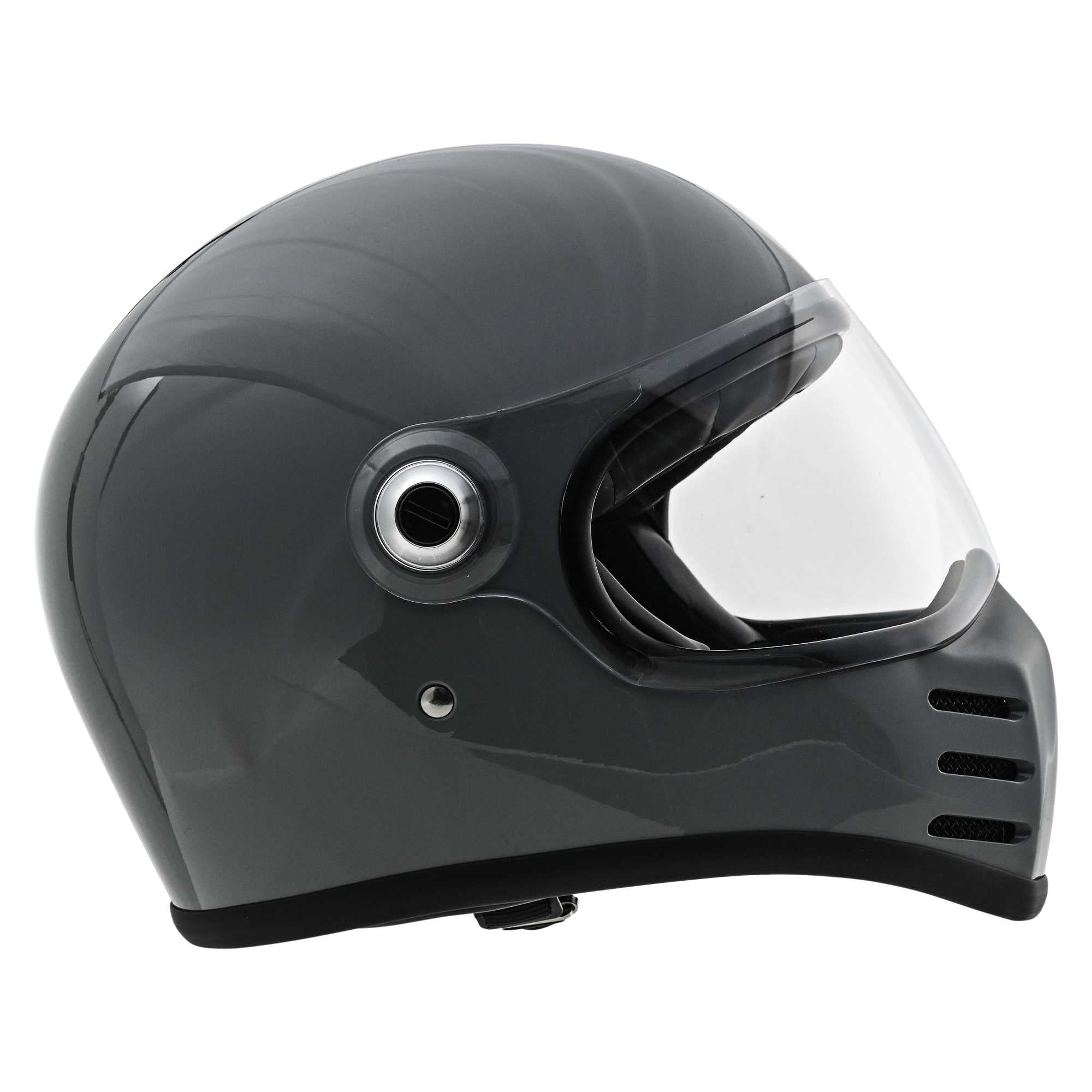 RIDEZ X フルフェイス ヘルメット シールド付き ネオレトロ クラシカル ヘルメット アメリカン ハーレー ネイキッド 旧車 シールド付き fullface helmet