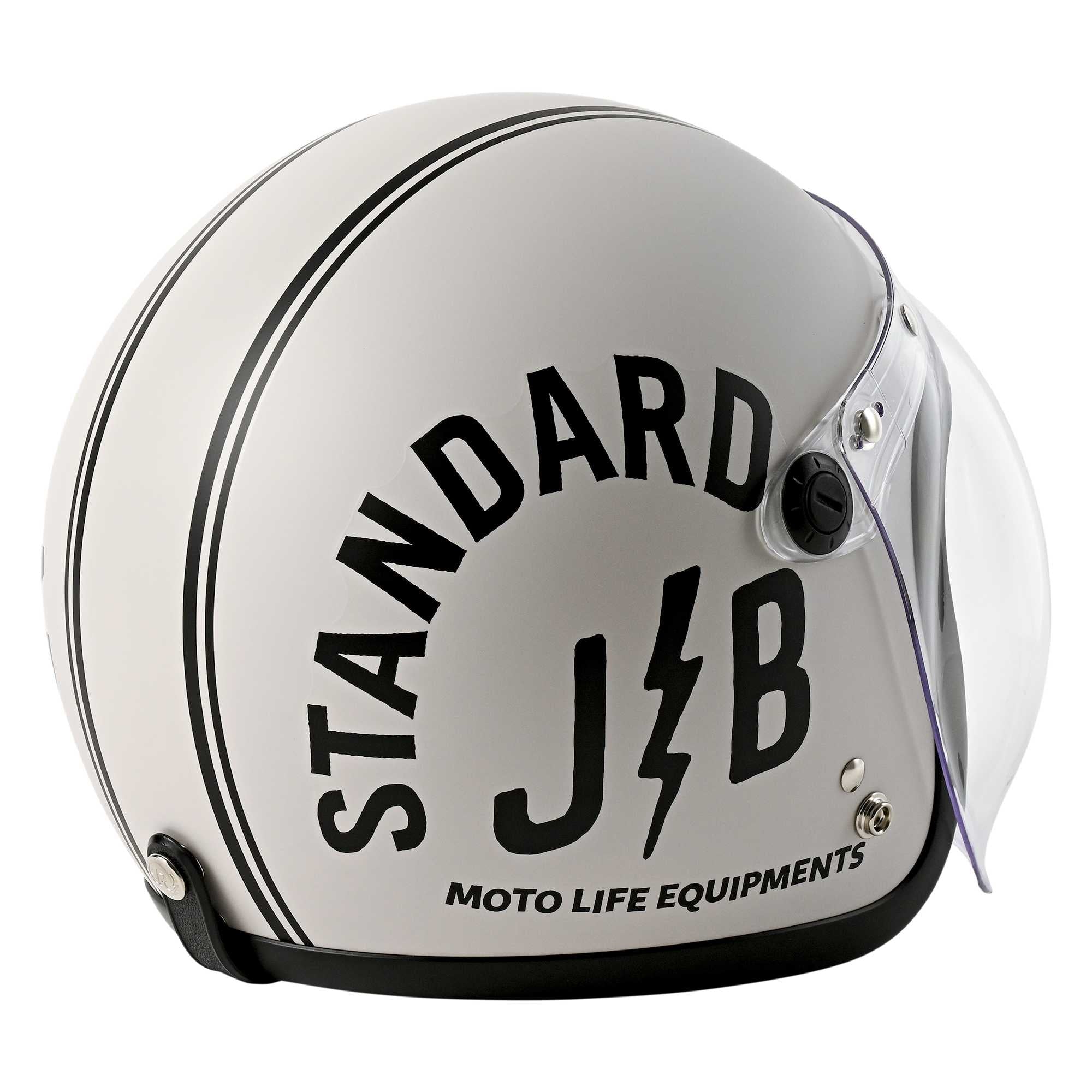 RIDEZ JB Motorcycle Jet Helmet STANDARD