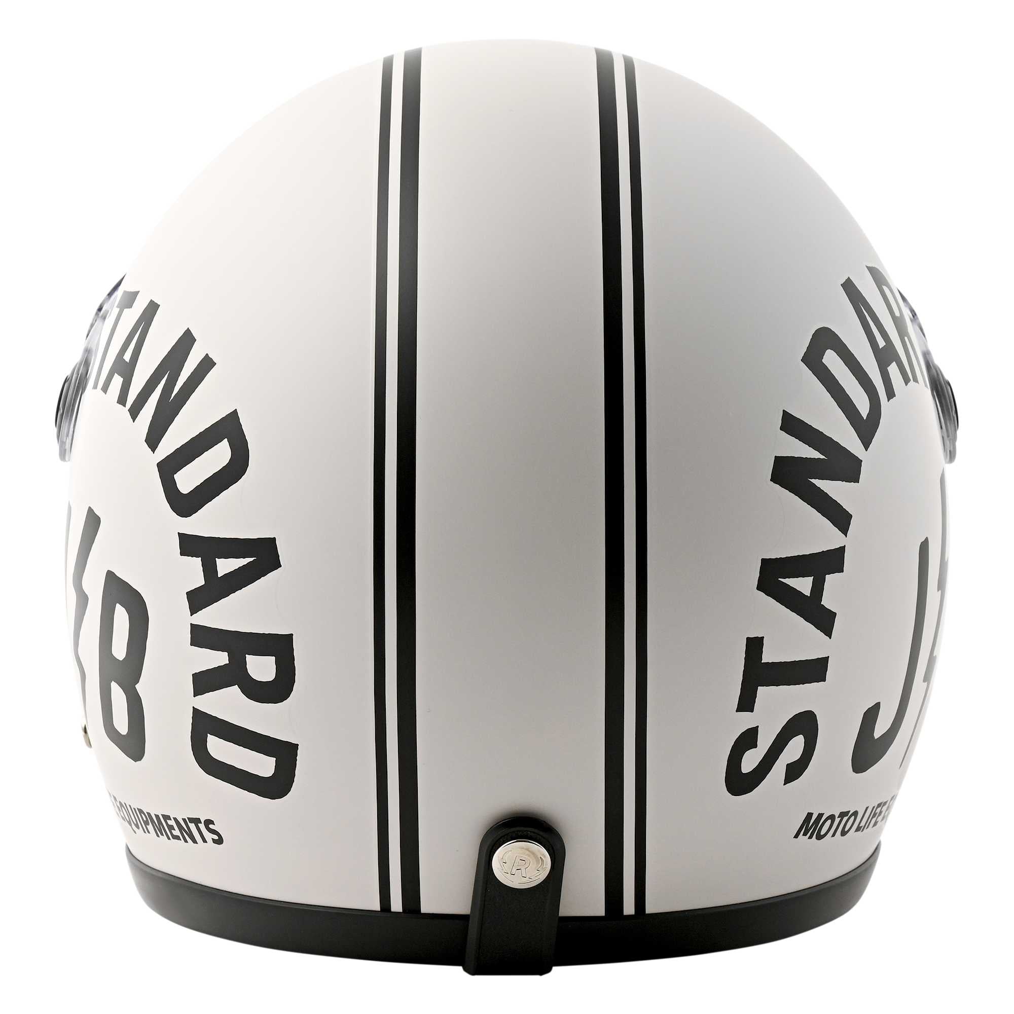 RIDEZ JB Motorcycle Jet Helmet STANDARD