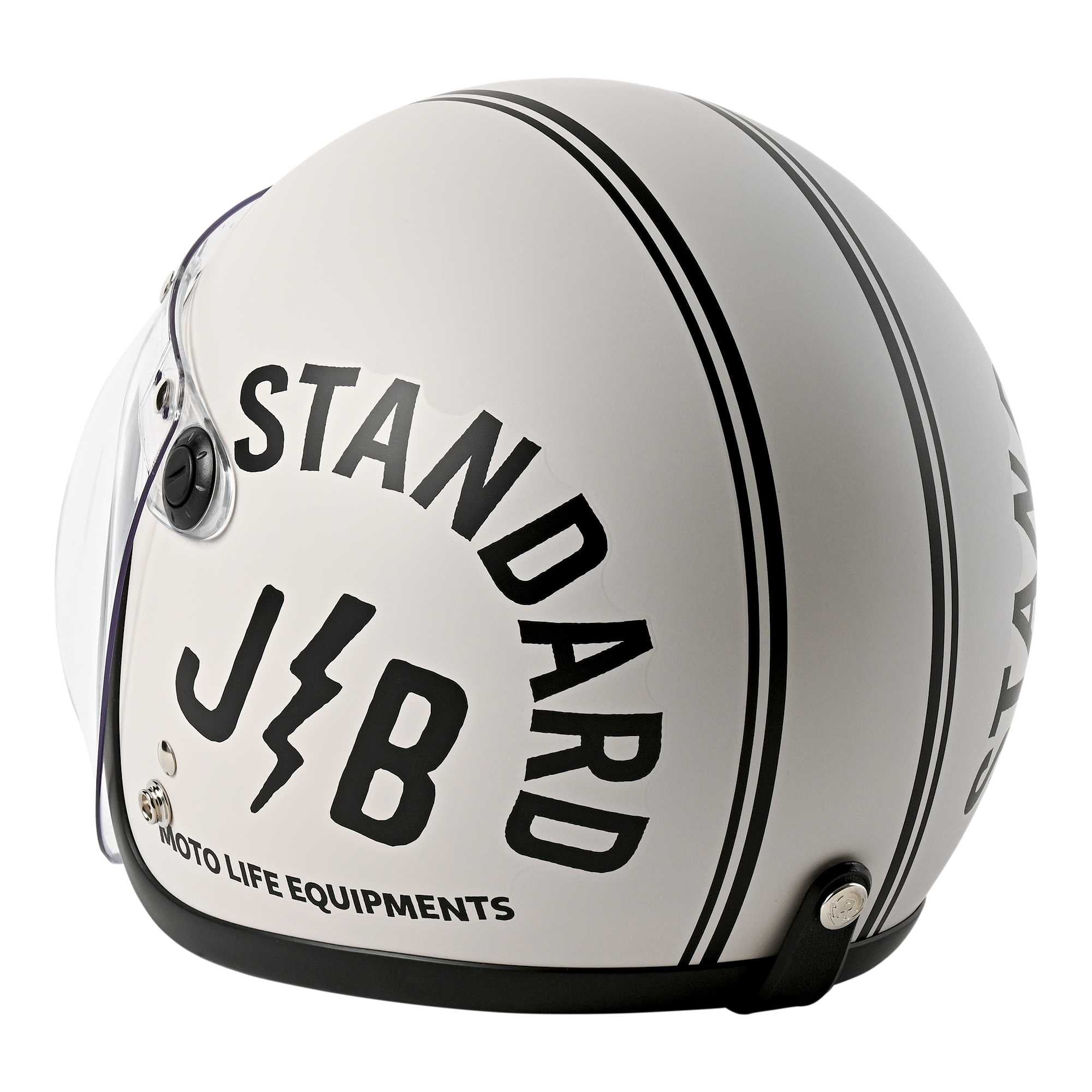 RIDEZ JB Motorcycle Jet Helmet STANDARD