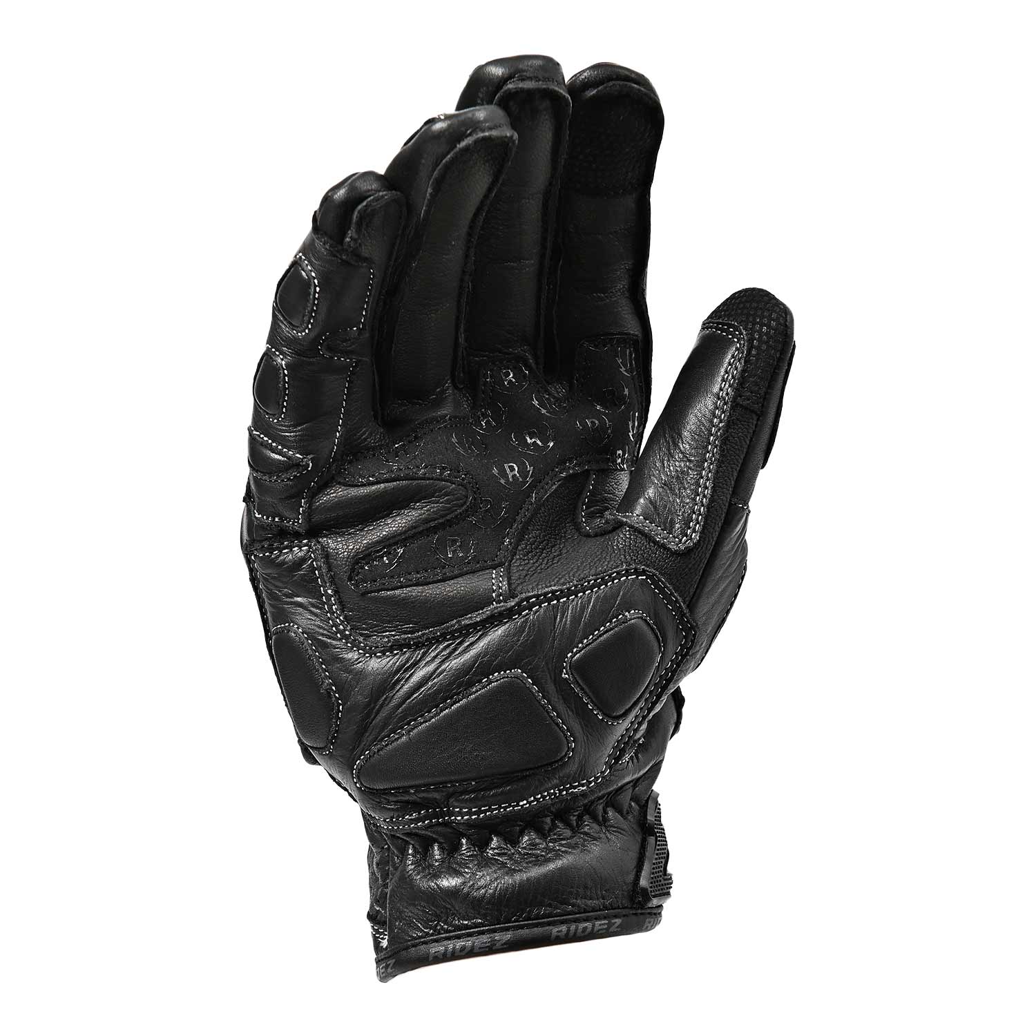 RIDEZ Motorcycle Gloves OCTANE STEEL GLOVE BLACK RLG11