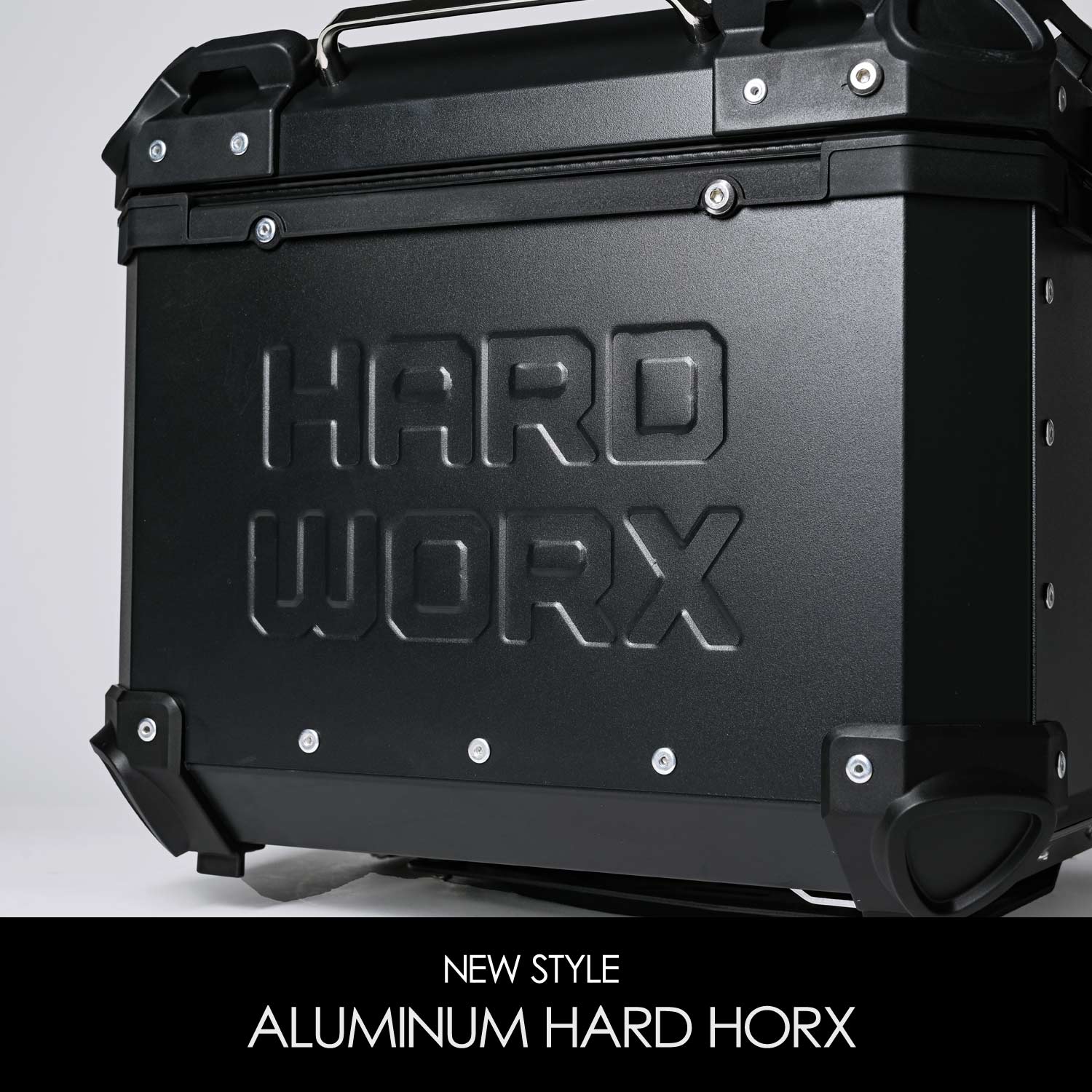 HARD WORX Motorcycle Aluminum Top Case 45L HXNE45