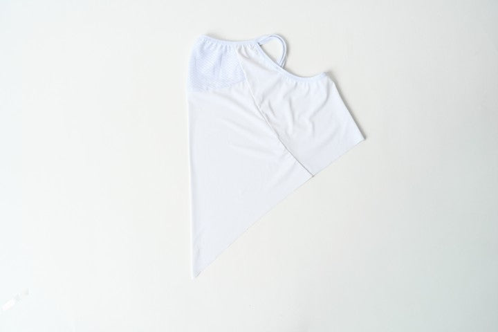 RIDEZ クールマスク Cool Bandana EarsLoops TBE-C103 WHITE