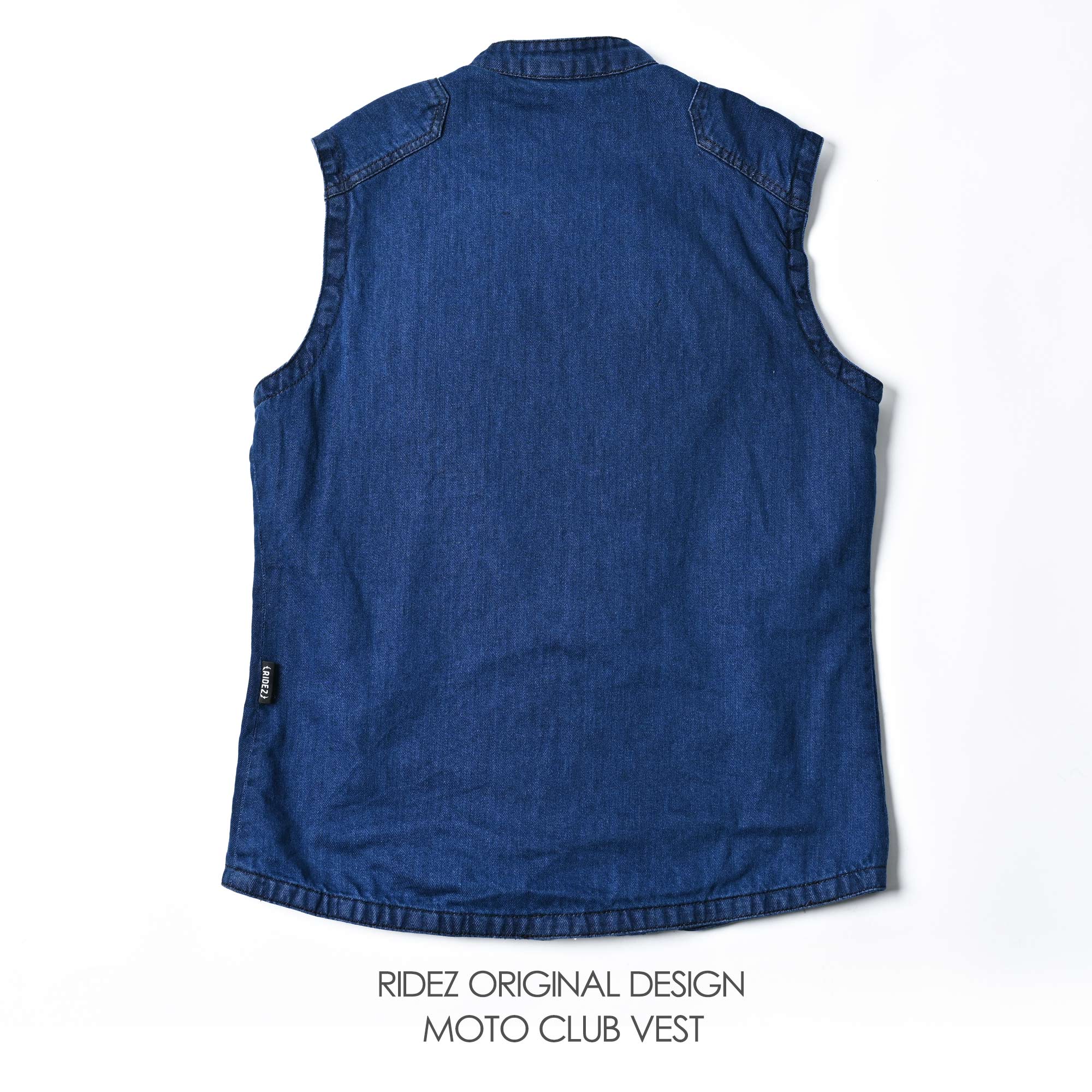 RIDEZ MOTO CLUB VEST Protector Vest Indigo MV02