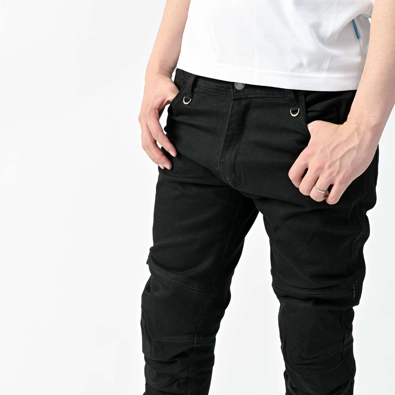 RIDEZ STRETCH JEANS RDB1002 BLACK