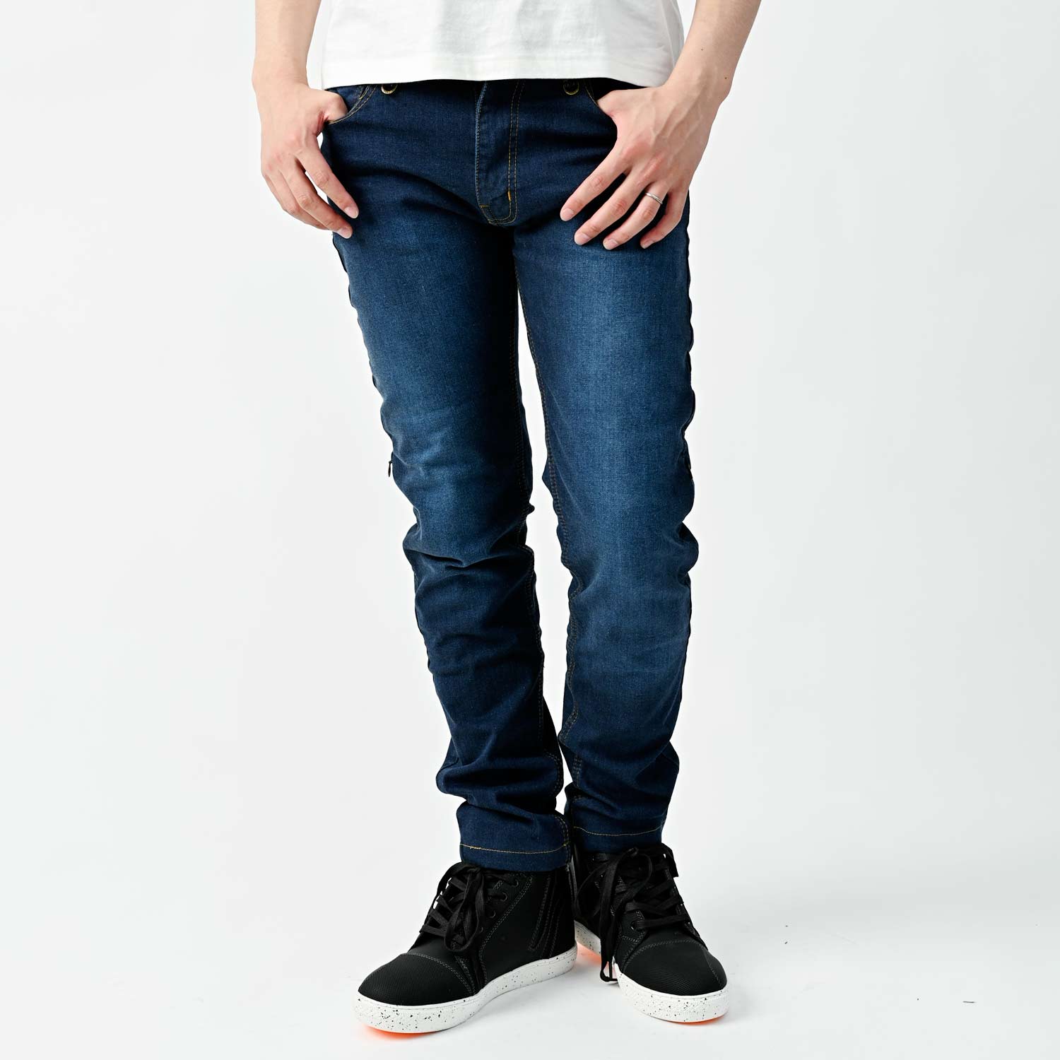 RIDEZ SINGLE LAYER JEANSライディングパンツ BLUE RDB1025