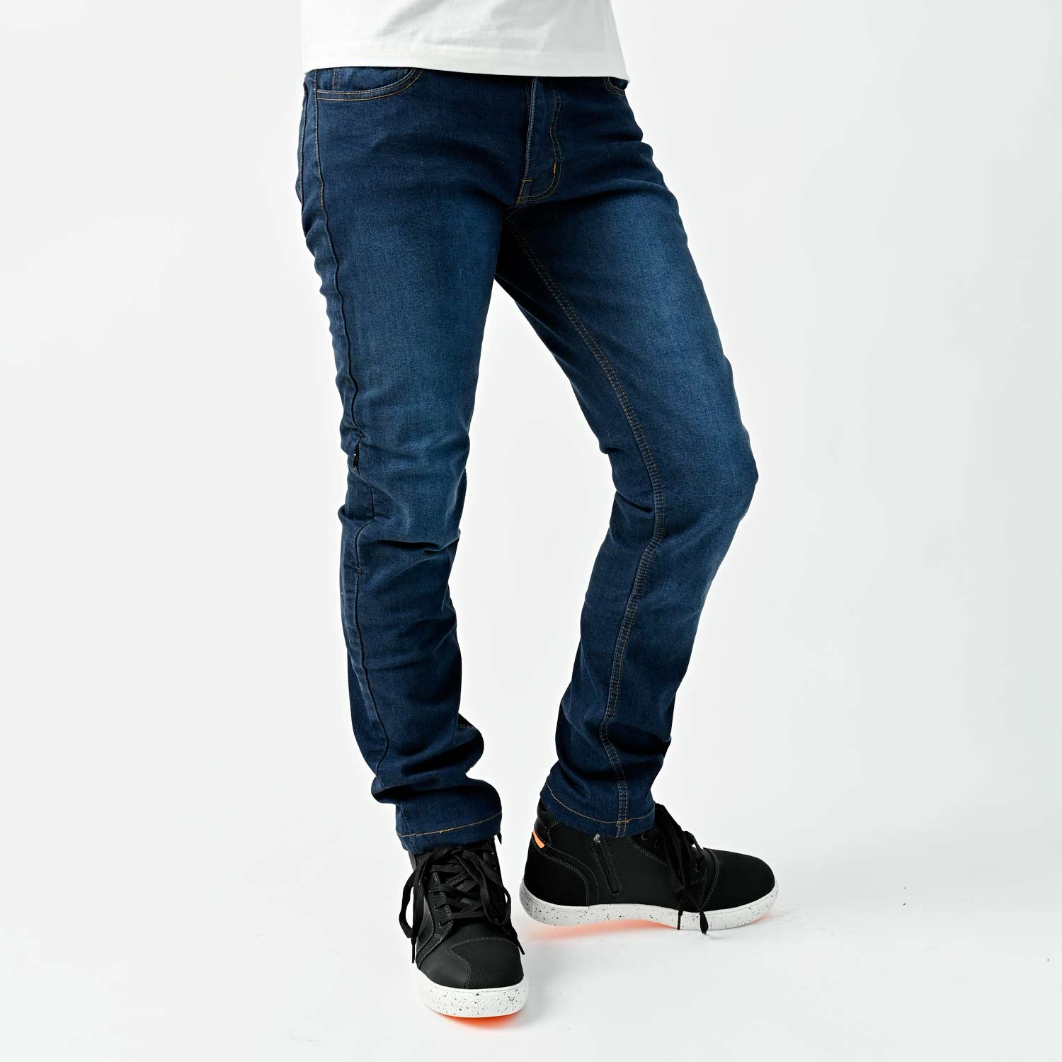 RIDEZ SINGLE LAYER JEANSライディングパンツ BLUE RDB1025