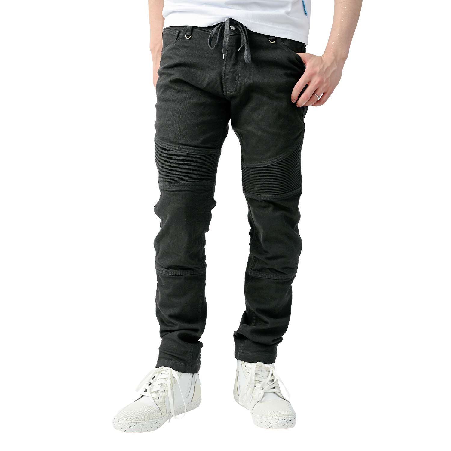 RIDEZ SLIM FIT JOGGER PANTS BLACK RDB1032