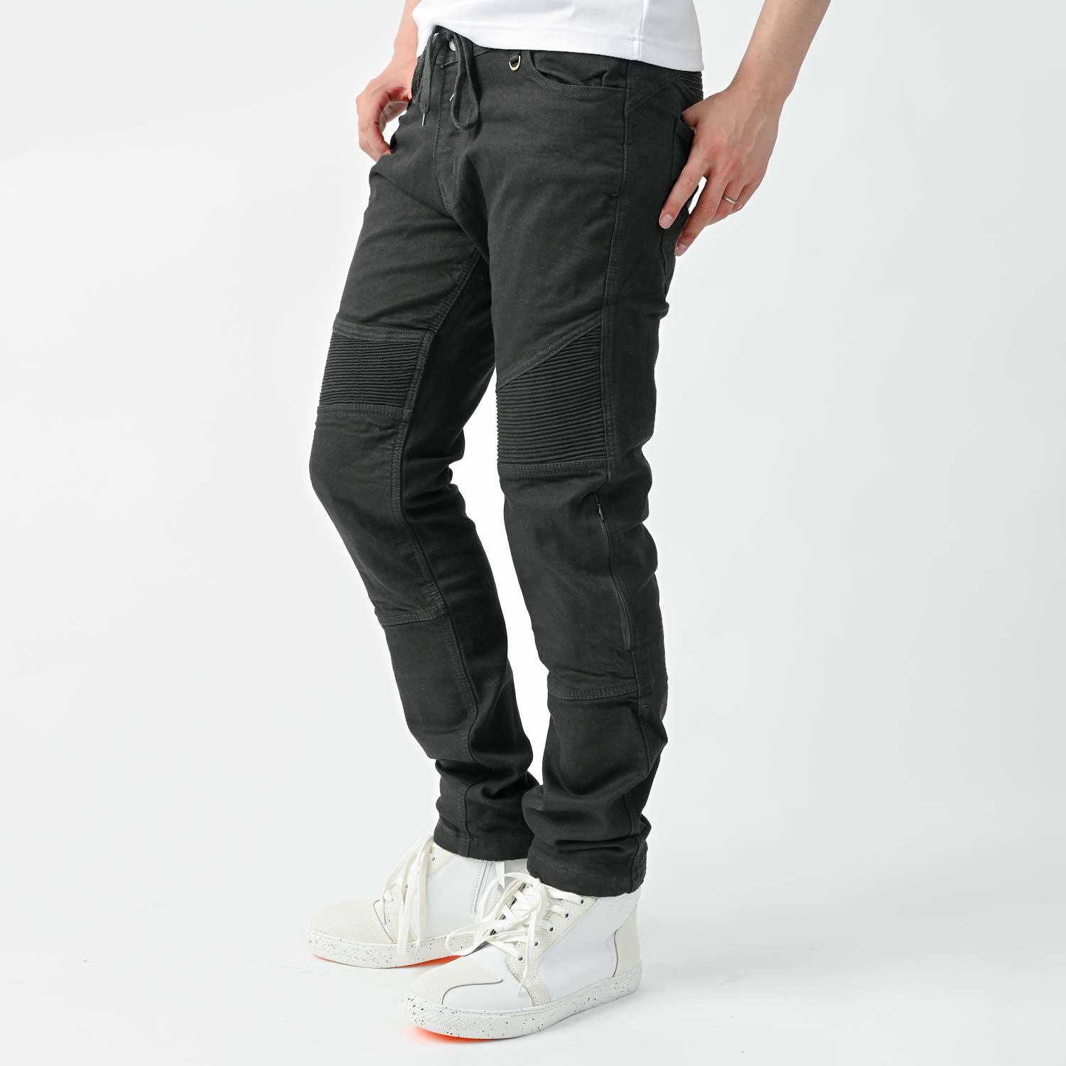 RIDEZ SLIM FIT JOGGER PANTS BLACK RDB1032