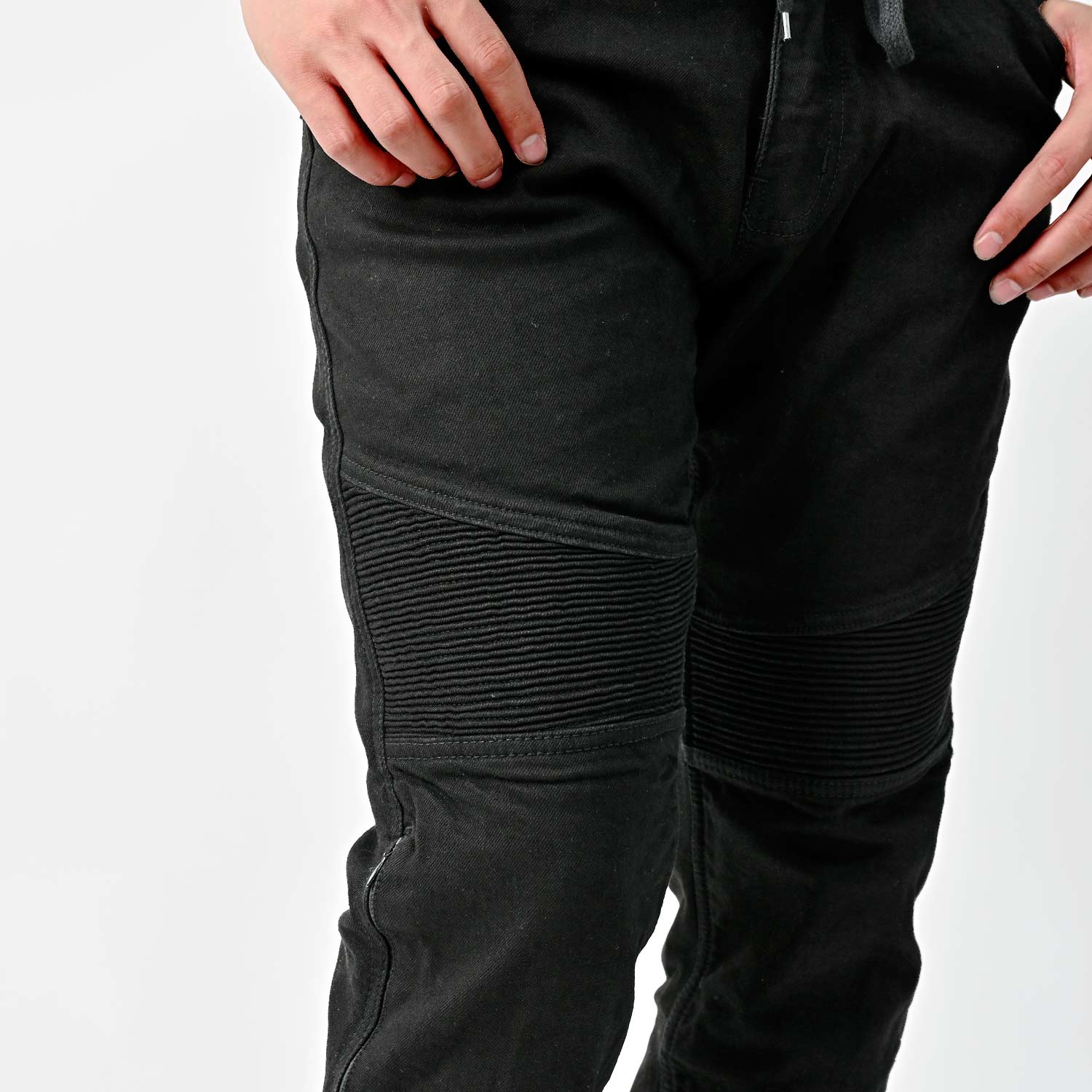 RIDEZ SLIM FIT JOGGER PANTS BLACK RDB1032