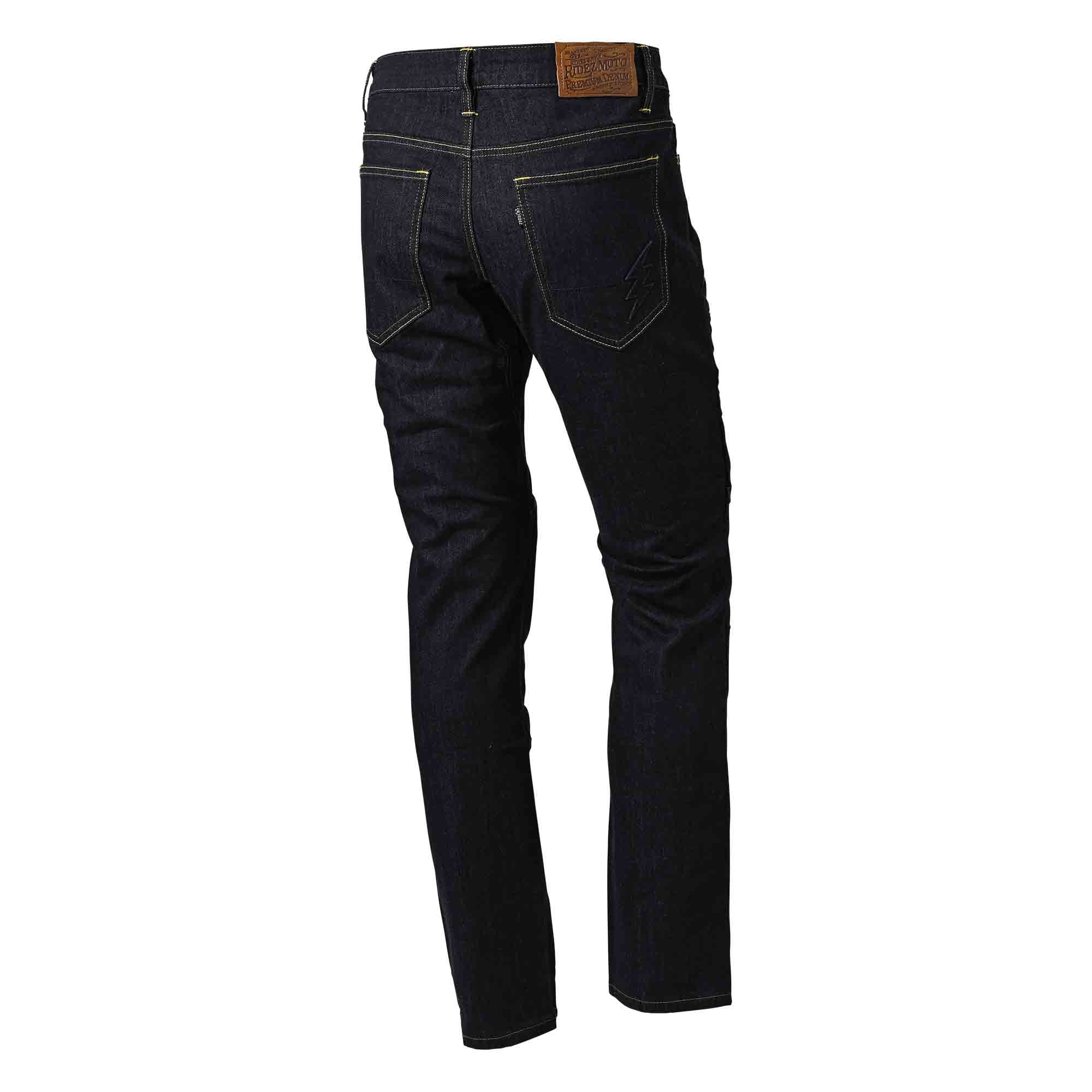 RIDEZ 11.4oz RIDEZ CORDURA DENIM バイク ストレッチ デニム ストレート ONE WASH RDB2005