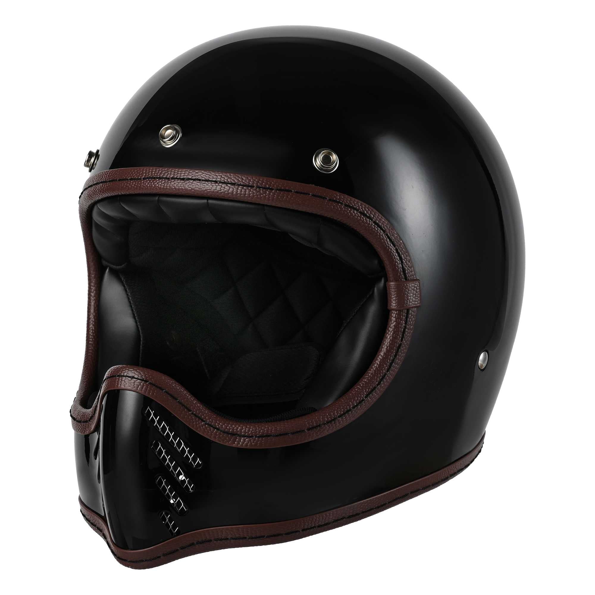 RIDEZ TRIPLE CROSS バイク用フルフェイスヘルメット BLACK
