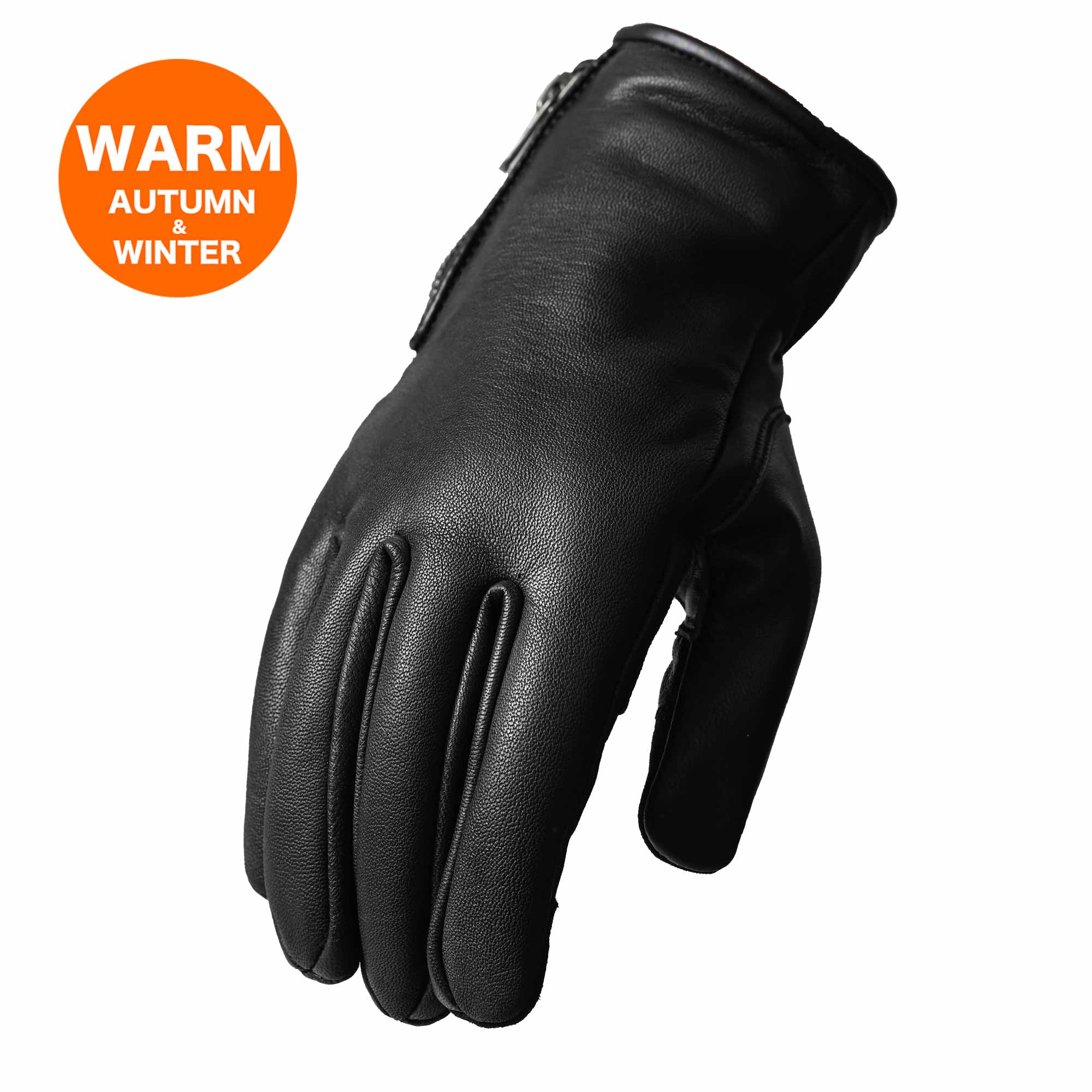 RIDEZ MOTO GLOVES VINTAGE 秋冬防寒摩托车手套 黑色 RLG75