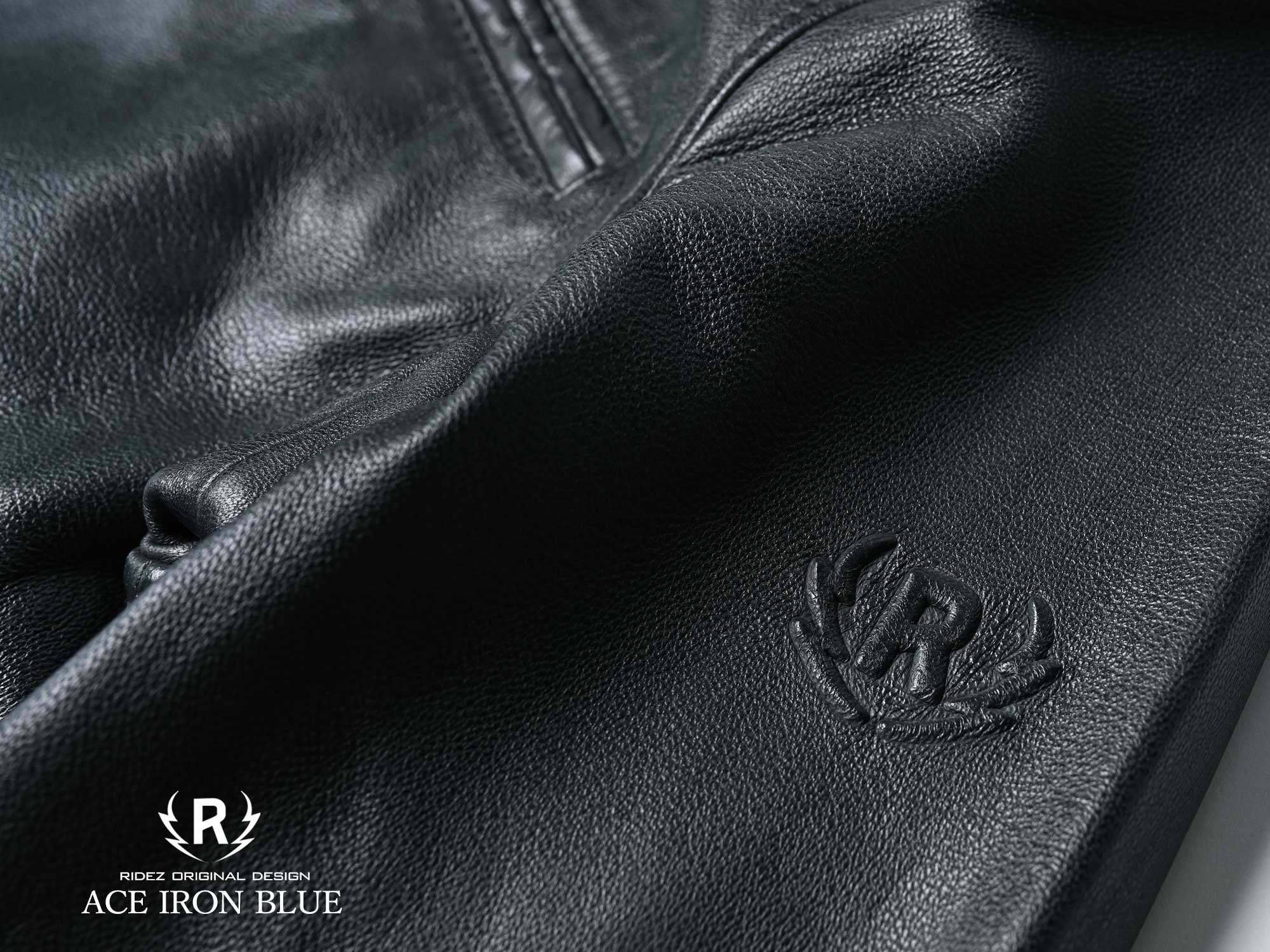 RIDEZ ACE JACKET IRON BLUE RLJ110 Single riders jacket