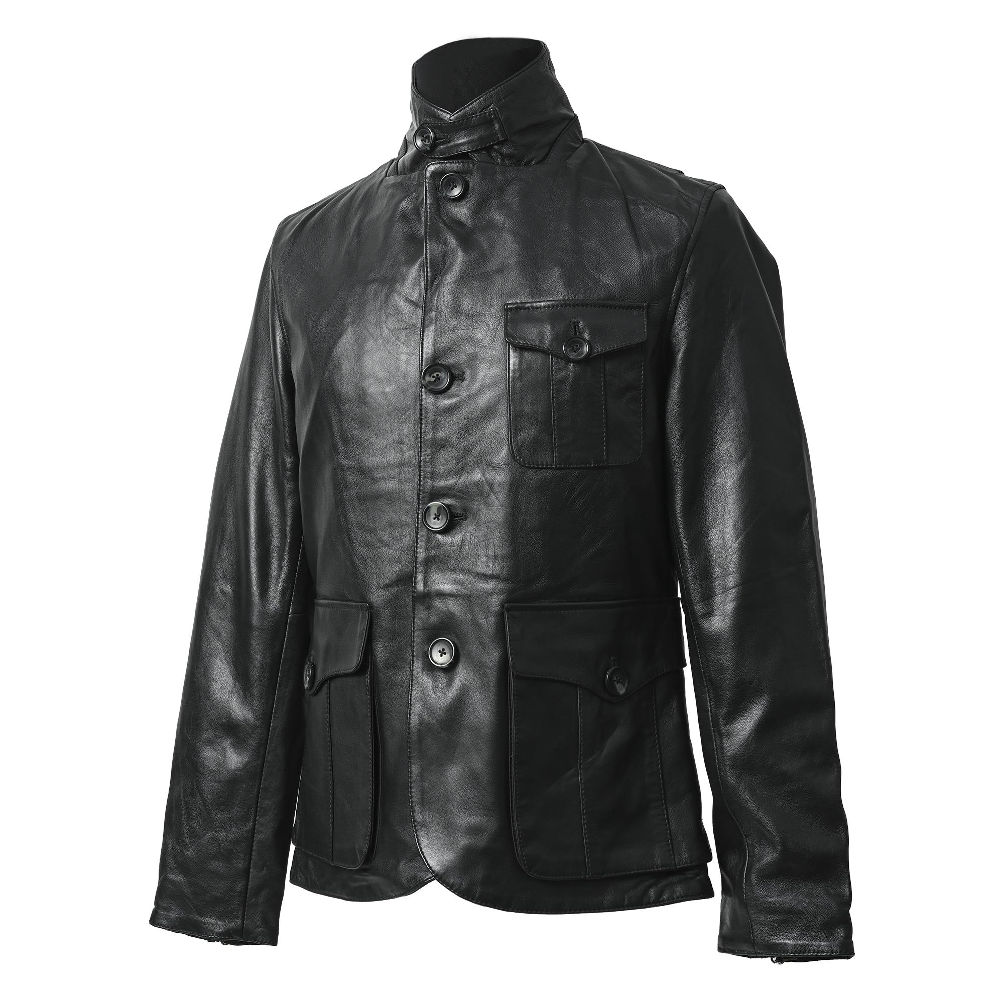 RIDEZ GENTS JACKET 摩托车皮夹克 黑色 RLJ900