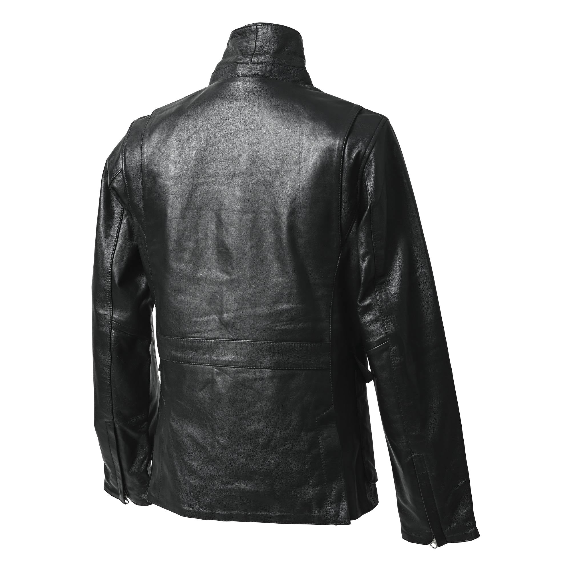 RIDEZ GENTS JACKET 摩托车皮夹克 黑色 RLJ900