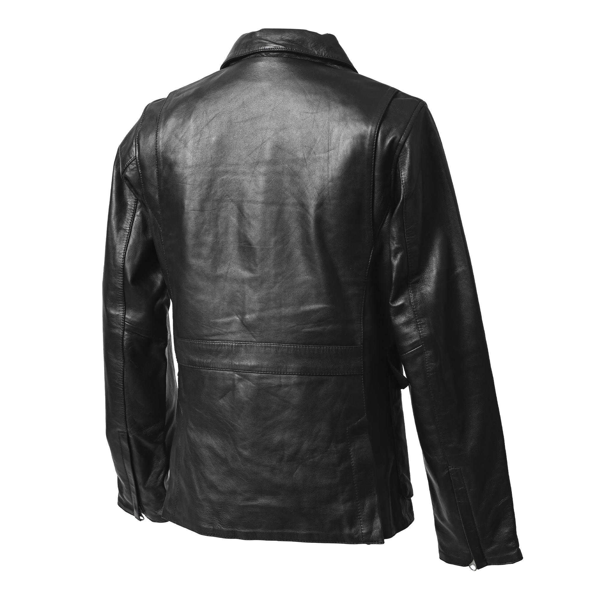 RIDEZ GENTS JACKET 摩托车皮夹克 黑色 RLJ900