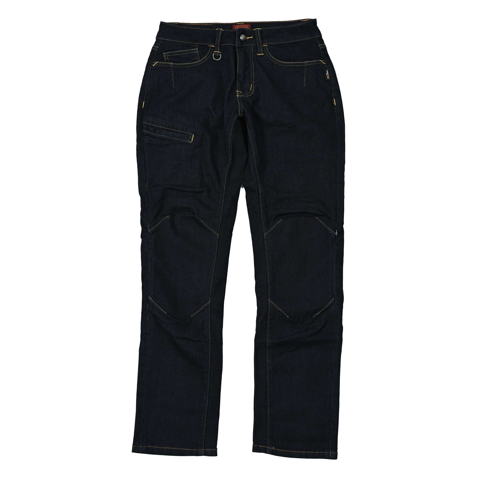 SUGAR RIDEZ 9.3oz LIGHT CORDURA バイク ストレッチ デニム ストレート INDIGO SDB2002