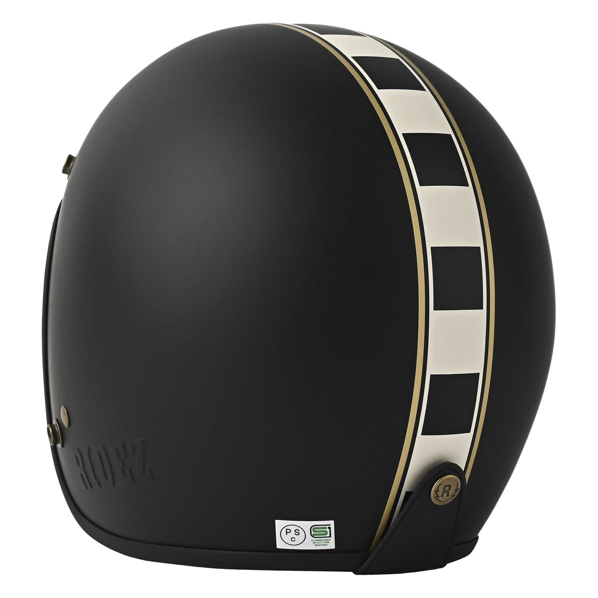 RIDEZ TQ MONO 3サイズ ジェット ヘルメット TQ06-SE